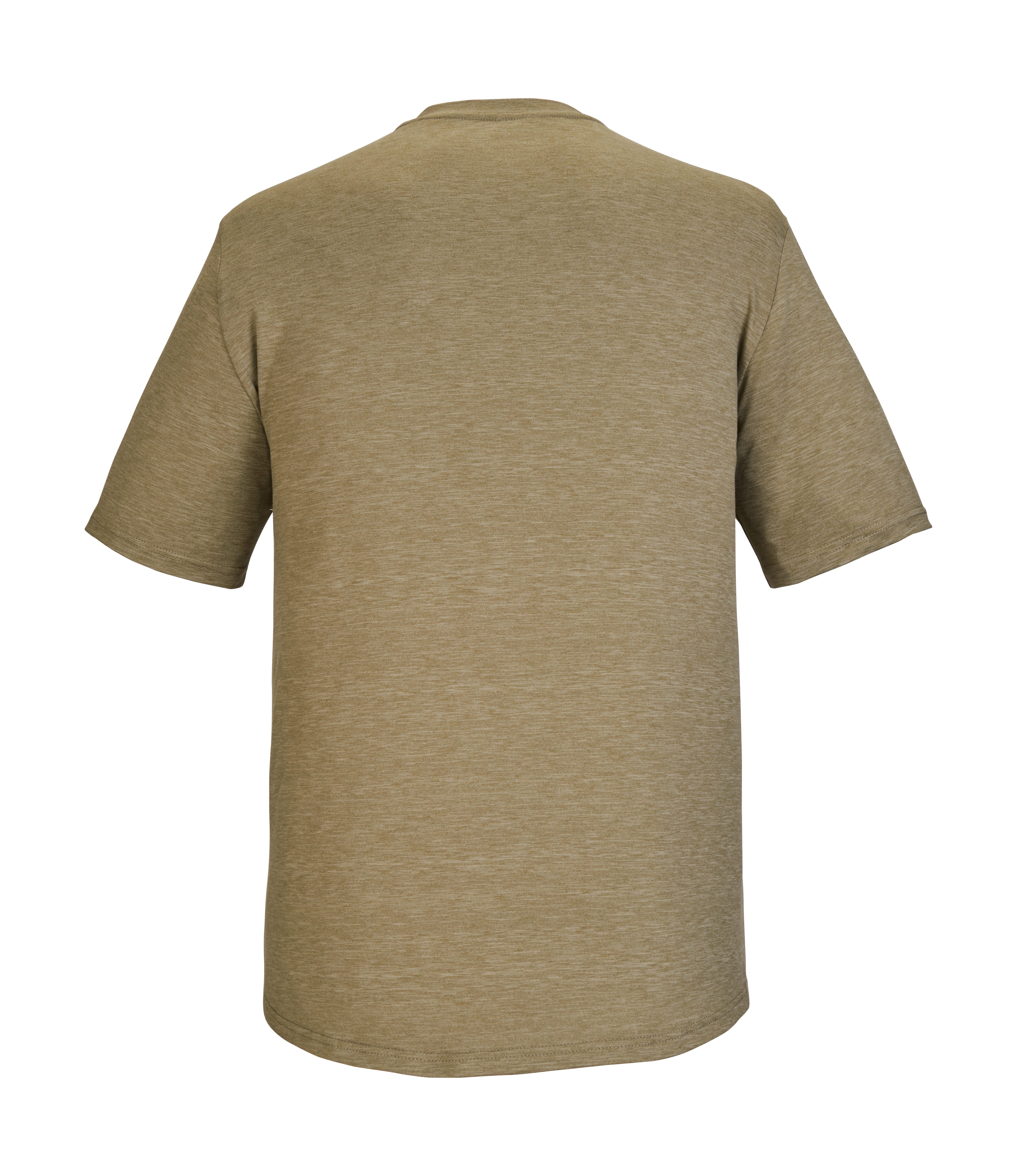 Killtec T-shirt Lilleo MN TSHRT C Sneldrogend heren T-shirt met bergprint en melange-look