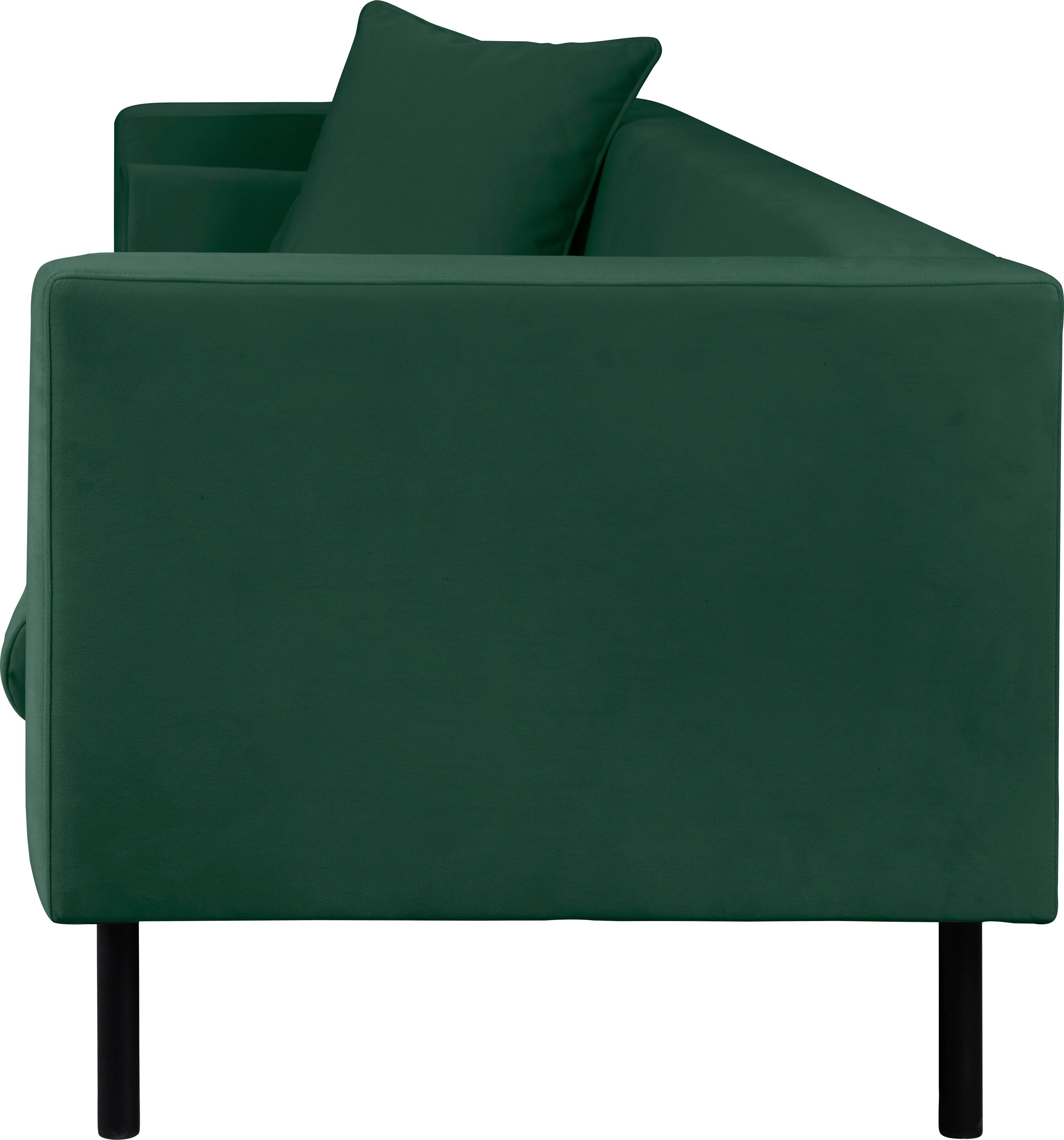 Guido Maria Kretschmer Home&Living 3-zitsbank Lillibeth designbank met golfondersteuning, afmetingen B/D/H: 218/74/83 cm Sierkussen als tweezijdig te gebruiken kussen, bekleding fluwelige look of cord