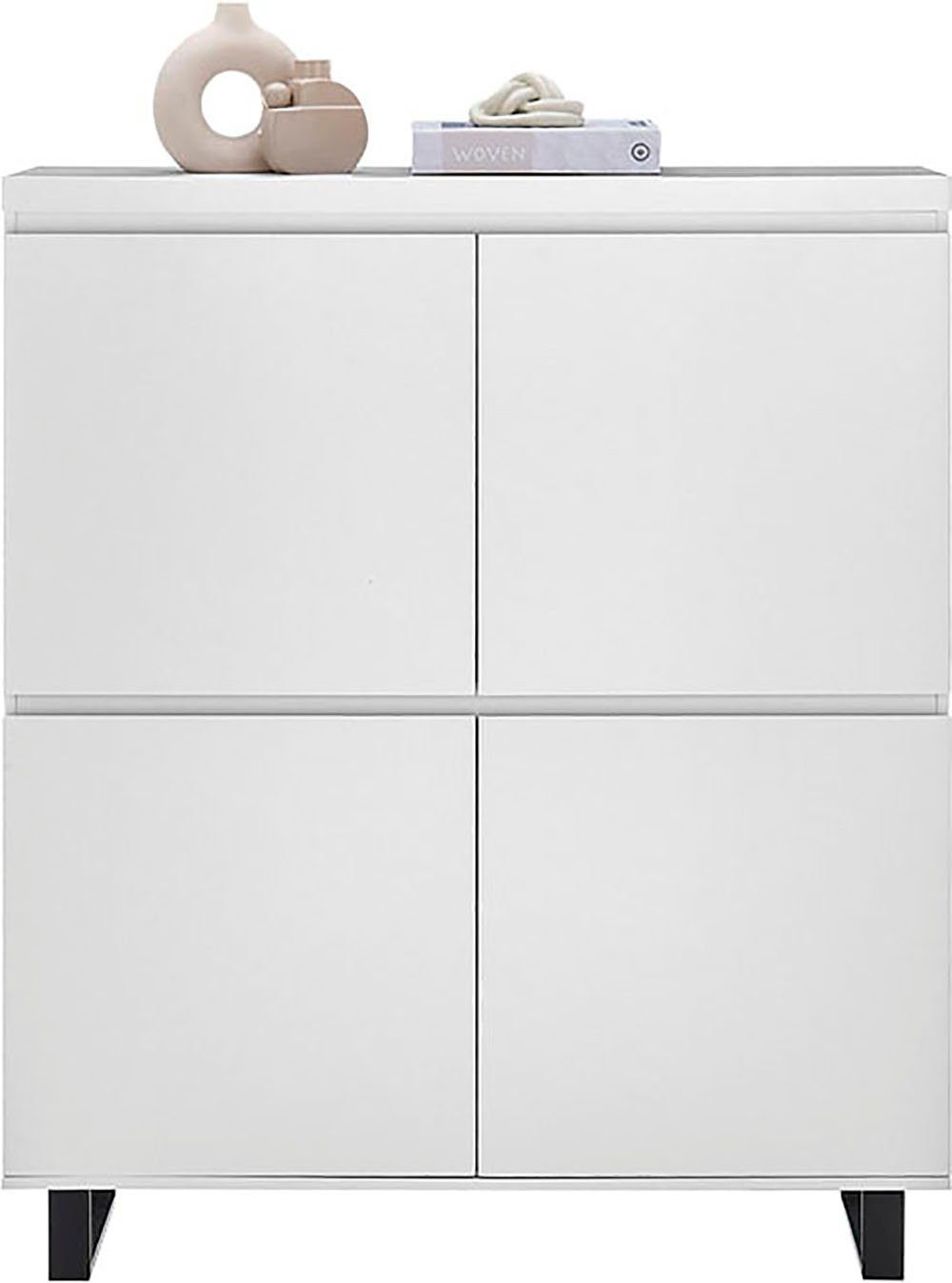 MCA furniture Highboard AUSTIN hoge ladekast Deuren met demping/ soft-close