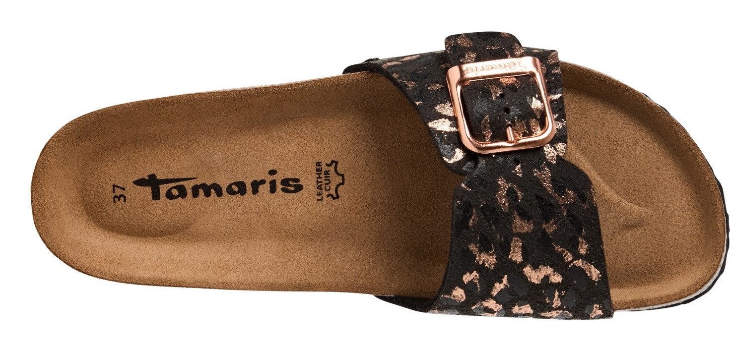 Tamaris Slippers Corra , zomerschoen, slippers met verstelbare gesp