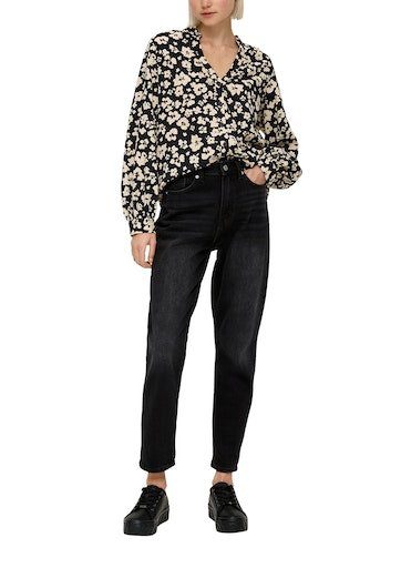 Q/S designed by Blouse met lange mouwen met bloemmotief