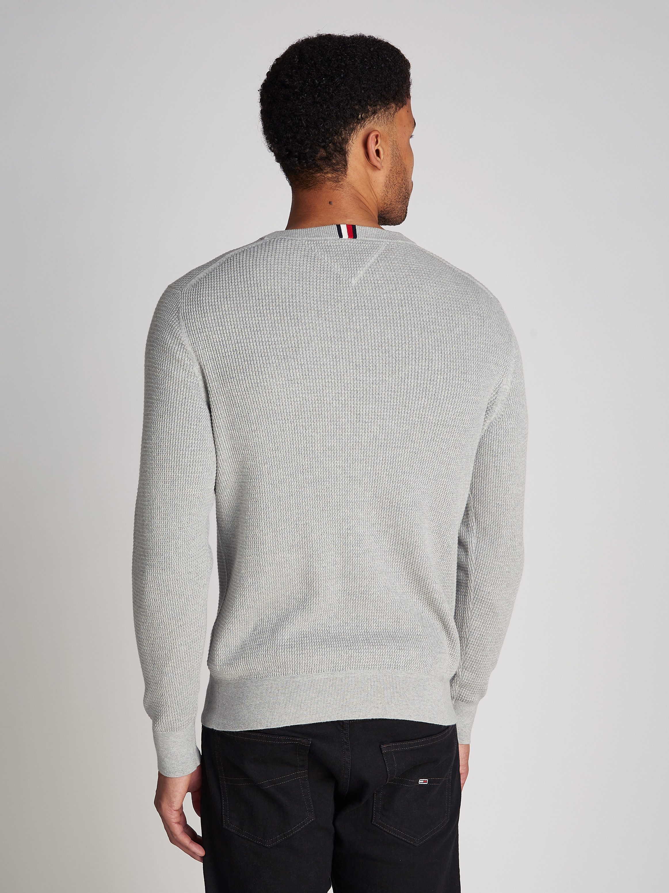 Tommy Hilfiger Trui met ronde hals REFINED STRUCTURE CREW NK