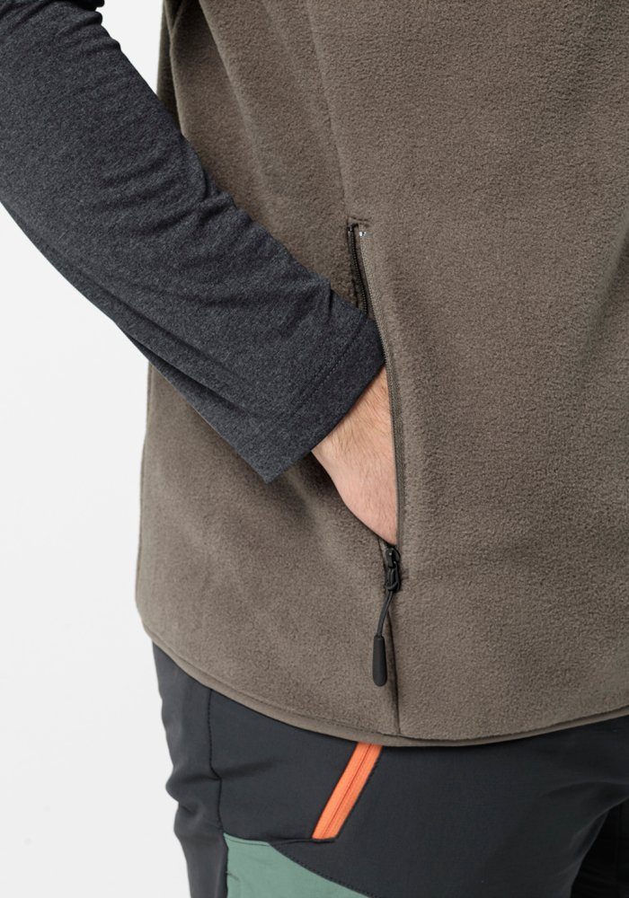 Jack Wolfskin Mouwloos fleecevest WALDSTEIG FZ VEST M