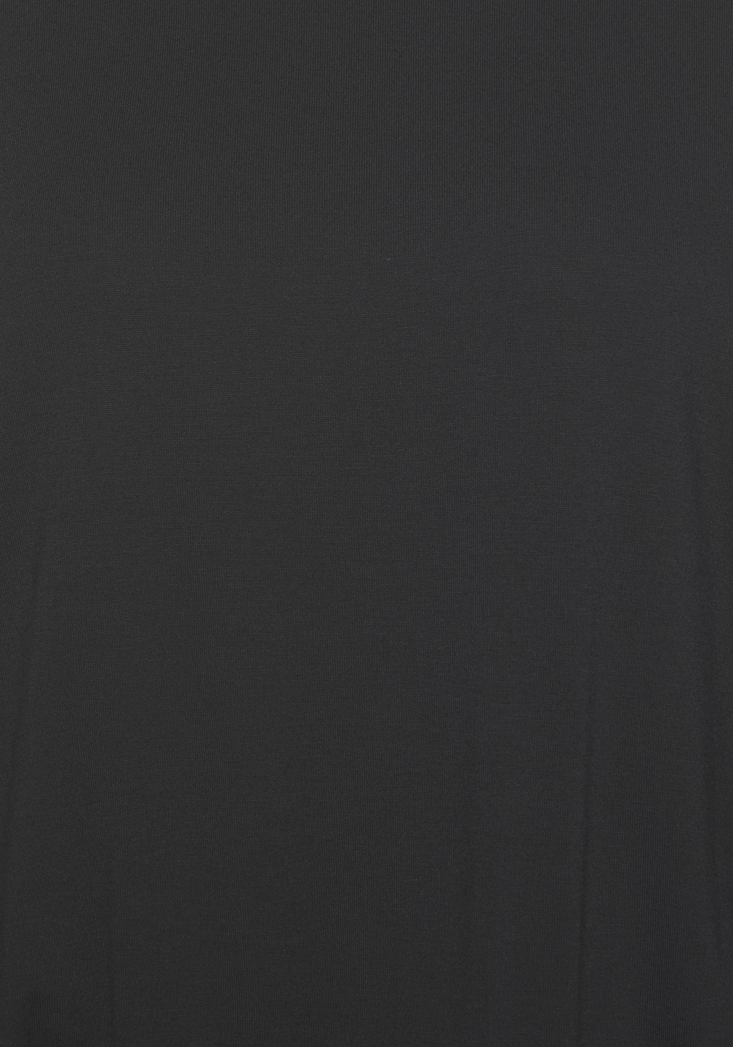 Buffalo Jerseyjurk met splitten bij de mouwen, zomers, elegant (Met bindstrik)