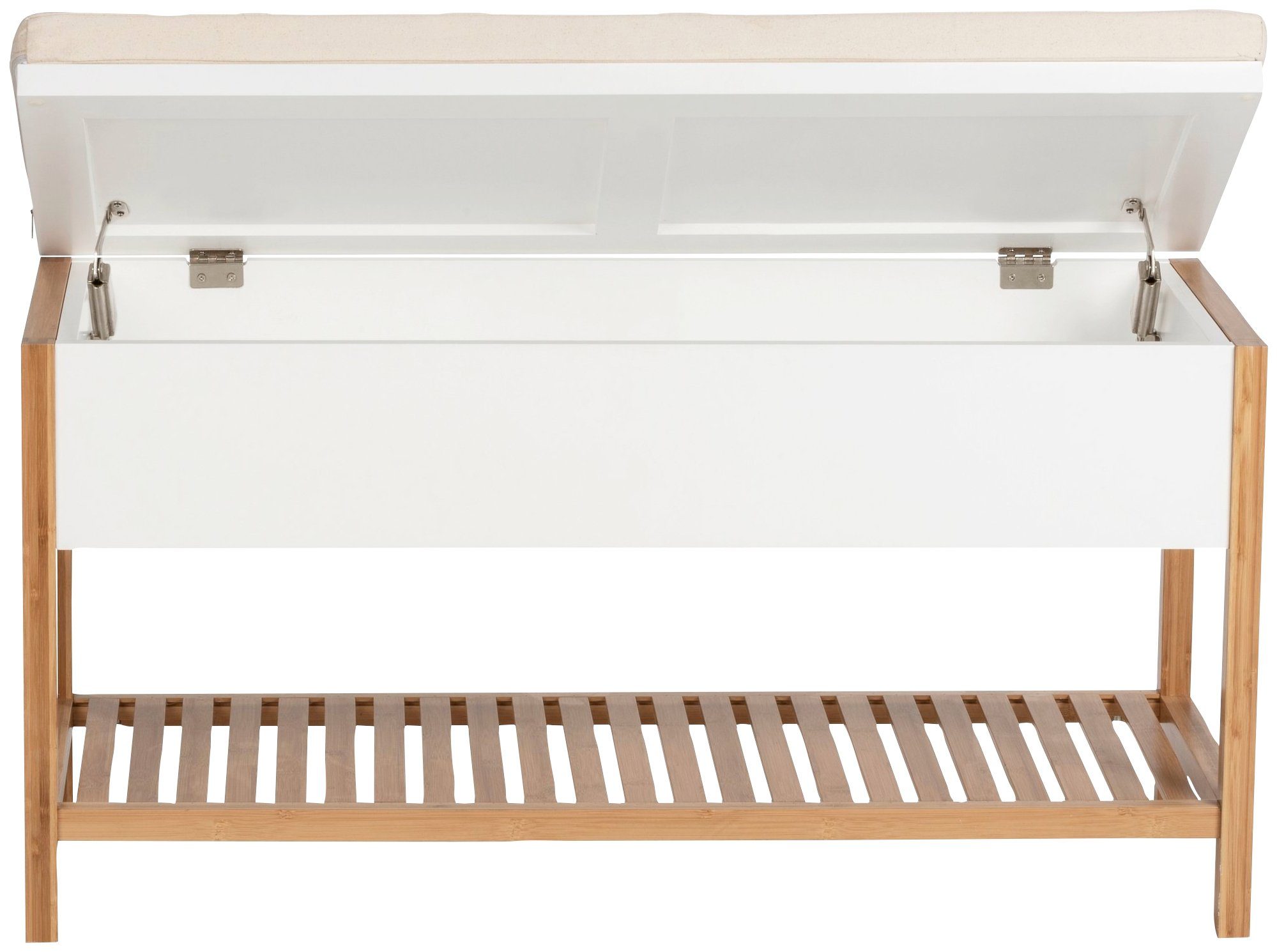WENKO Schoenenbank Finja Bxdxh: 90x35x52 cm, van bamboe