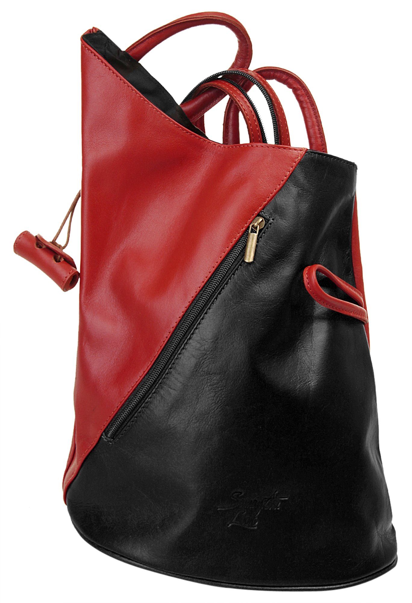Samantha Look Rugzak echt leer, made in italy