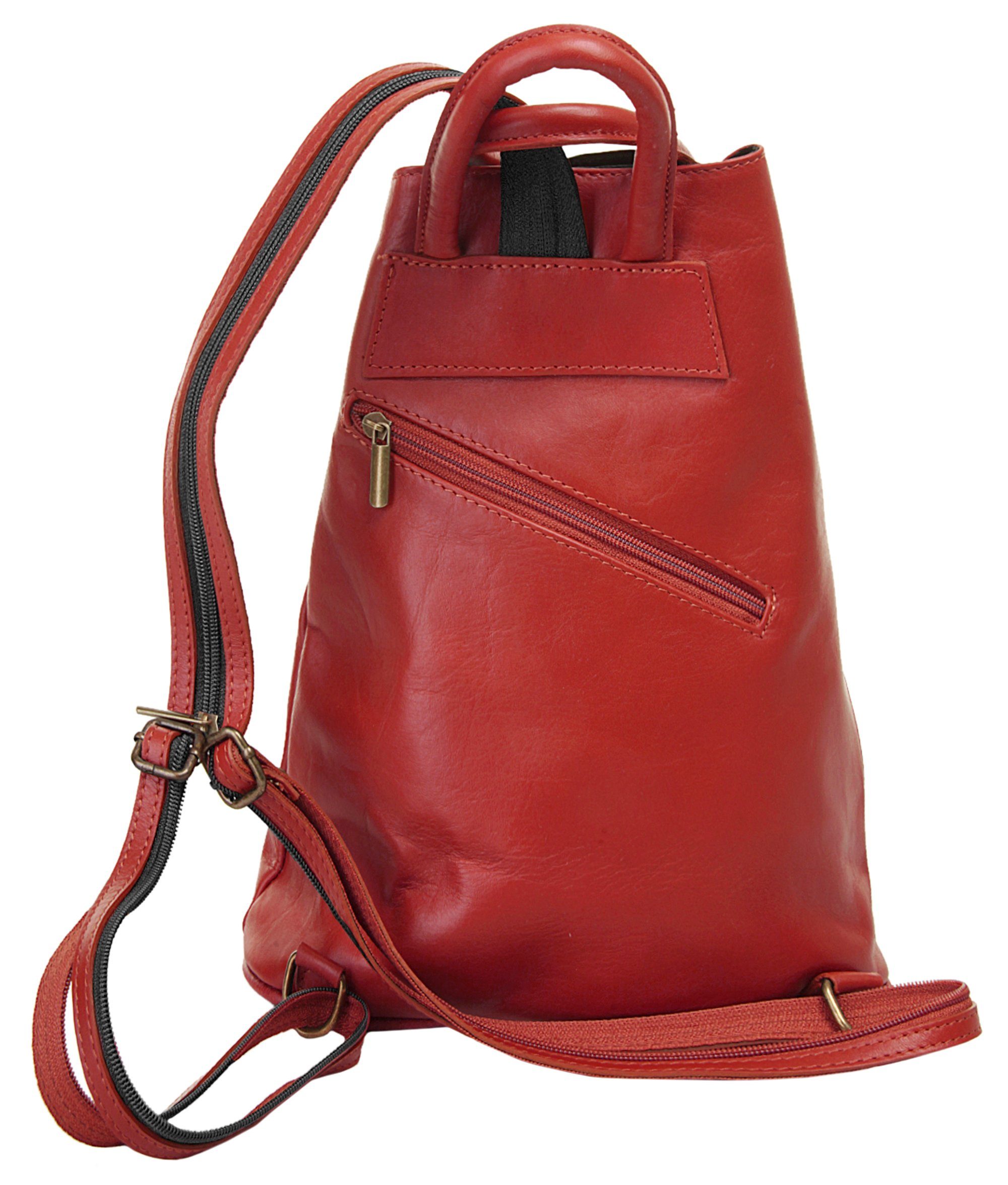 Samantha Look Rugzak echt leer, made in italy