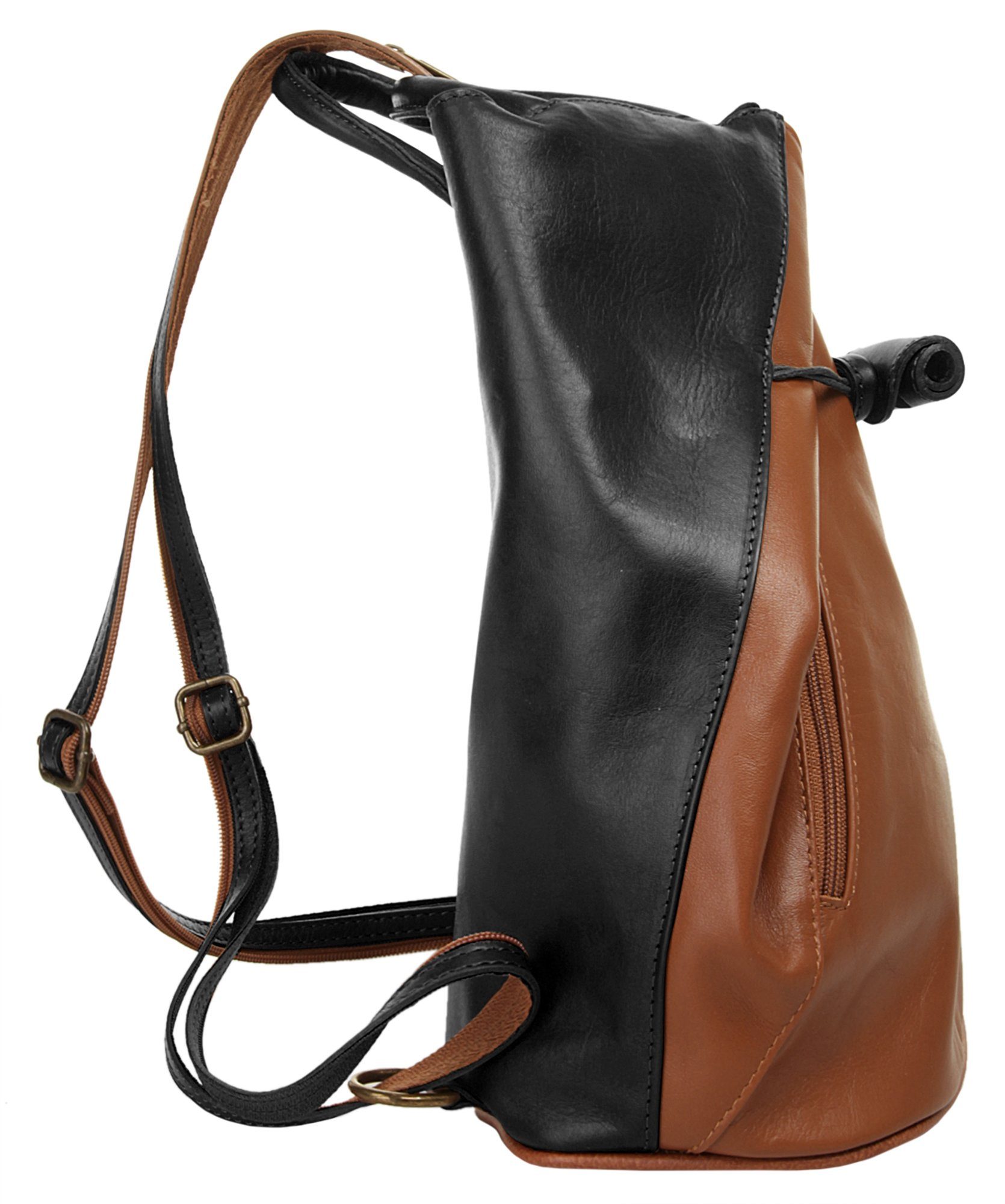 Samantha Look Rugzak echt leer, made in italy