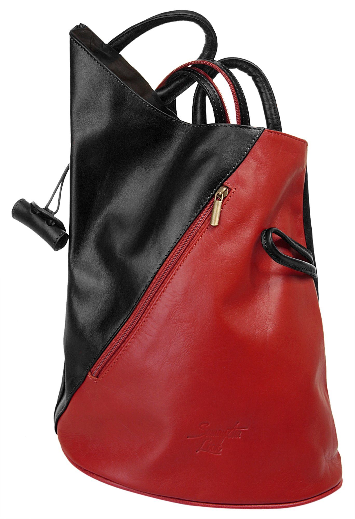 Samantha Look Rugzak echt leer, made in italy