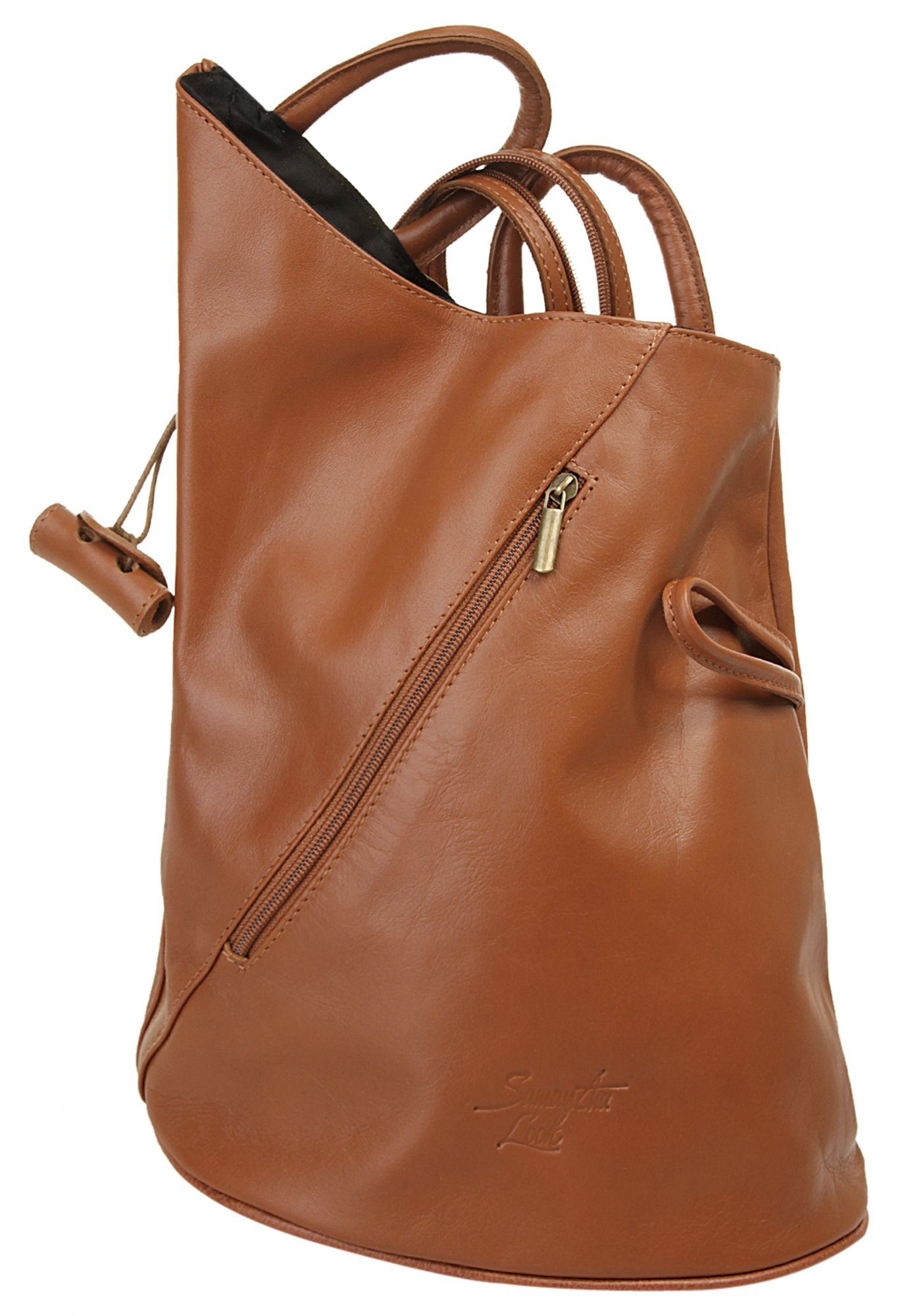 Samantha Look Rugzak echt leer, made in italy