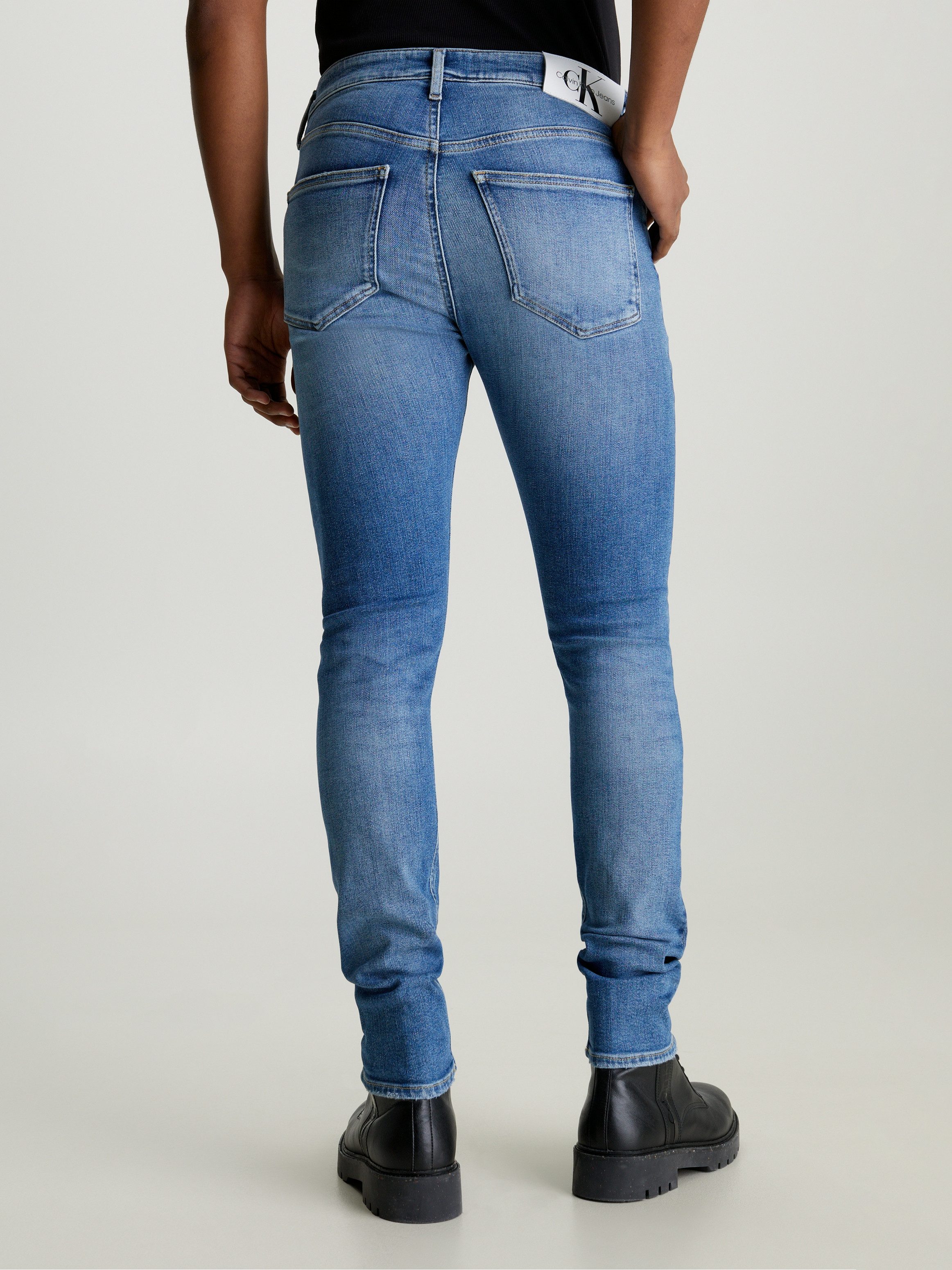 Calvin Klein Skinny fit jeans Skinny in een klassiek 5-pocketsmodel