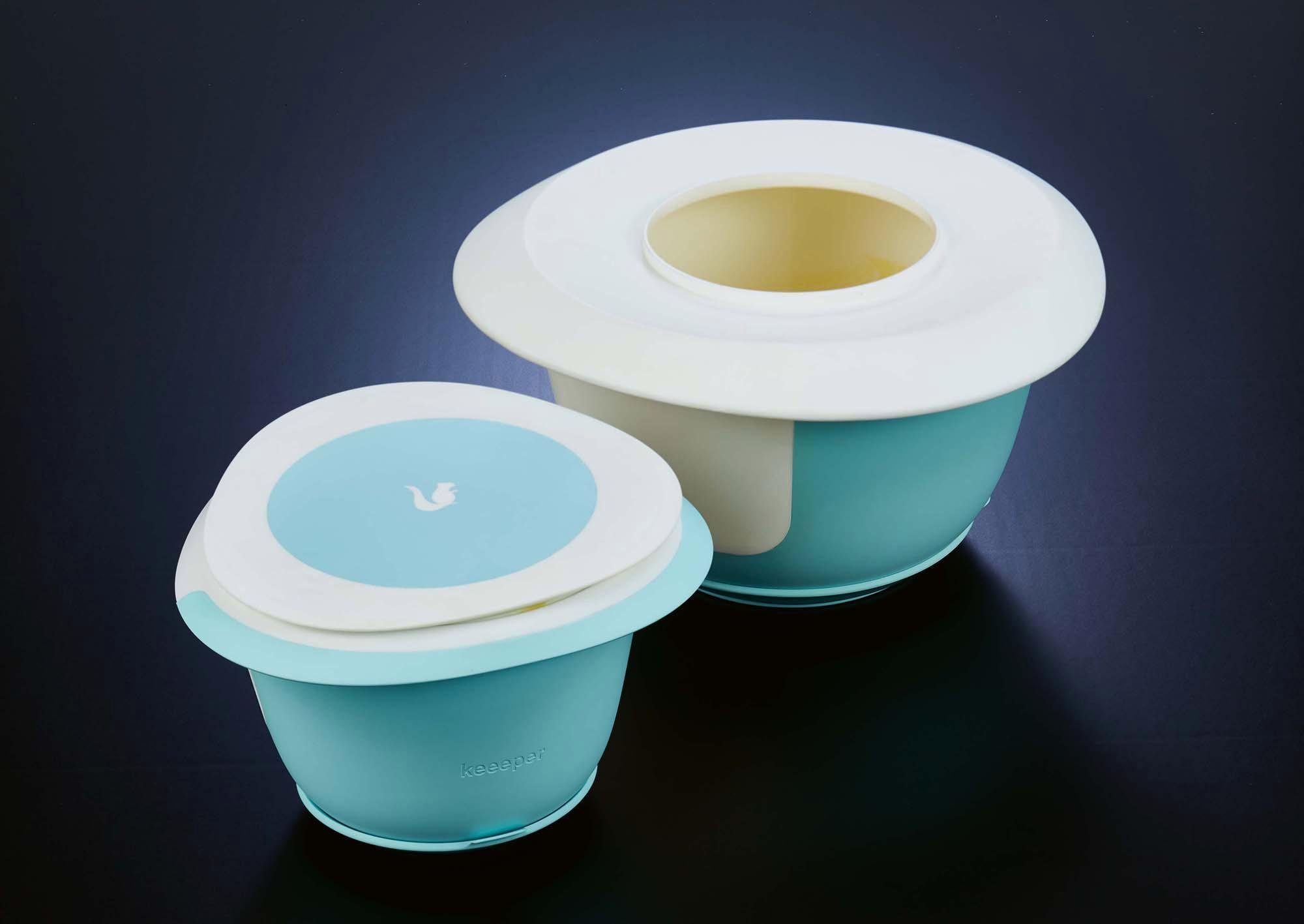 keeeper Mengkom Marla 4-in-1, met spatscherm, deegschraper, zuignap, antislip-oppervlak (set, 4-delig)