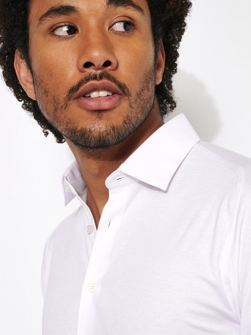 Desoto Overhemd met lange mouwen Jersey overhemd Casual Kent lange mouw