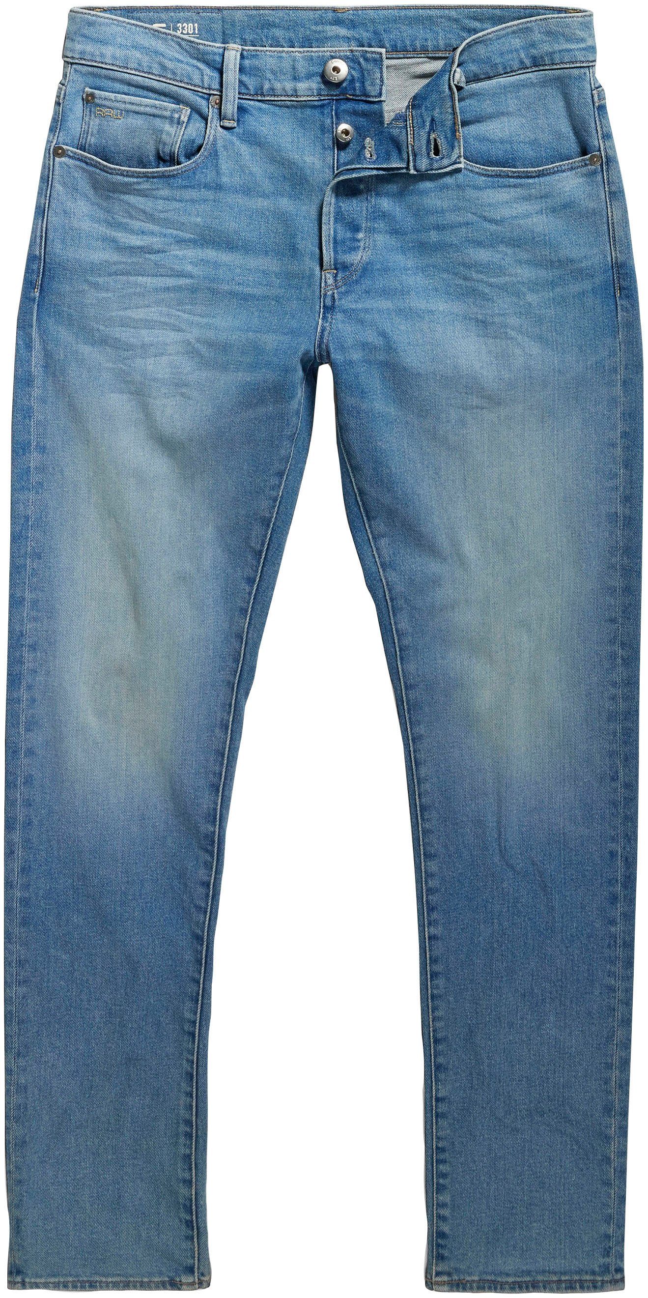 NU 20% KORTING: G-Star RAW Slim fit jeans 3301 Slim