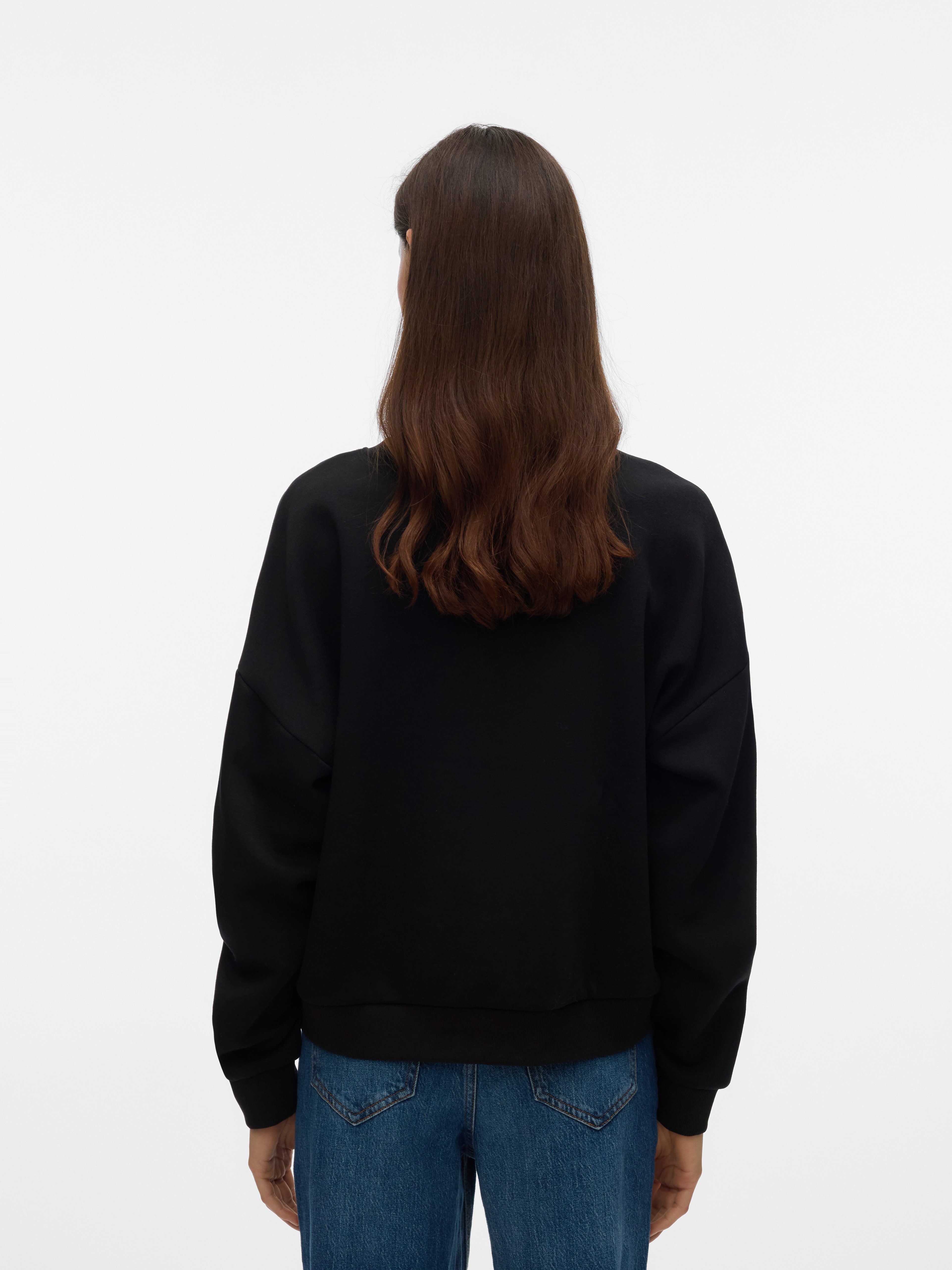 Vero Moda Shirt met lange mouwen VMLOTTE TRINA LS SWEAT BOX GA BF