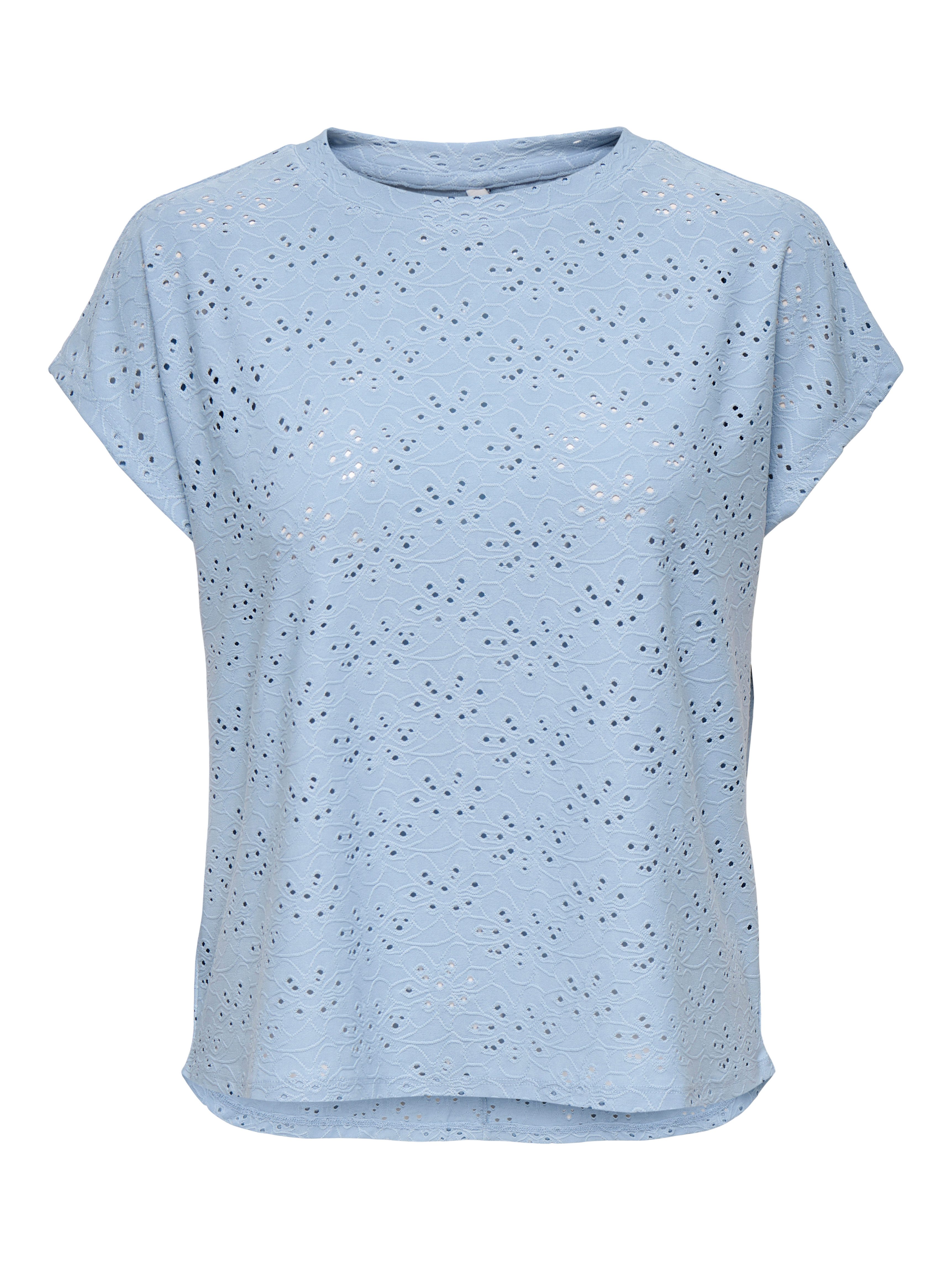 Only Shirt met korte mouwen ONLSMILLA S/S TOP JRS NOOS