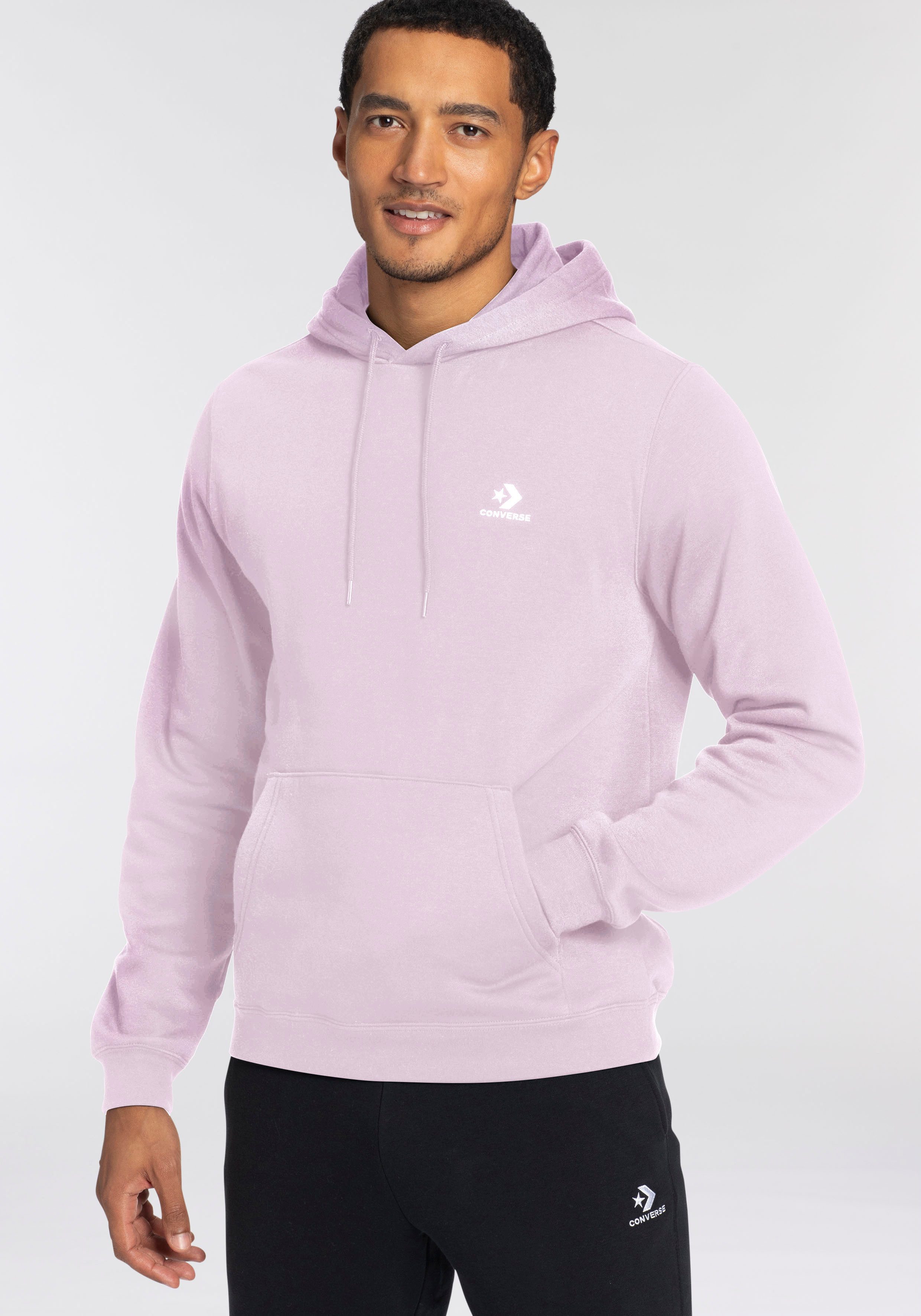 Converse Hoodie EMBROIDERED STAR CHEVRON BRUSHED BACK FLEECE HOODIE (1-delig)