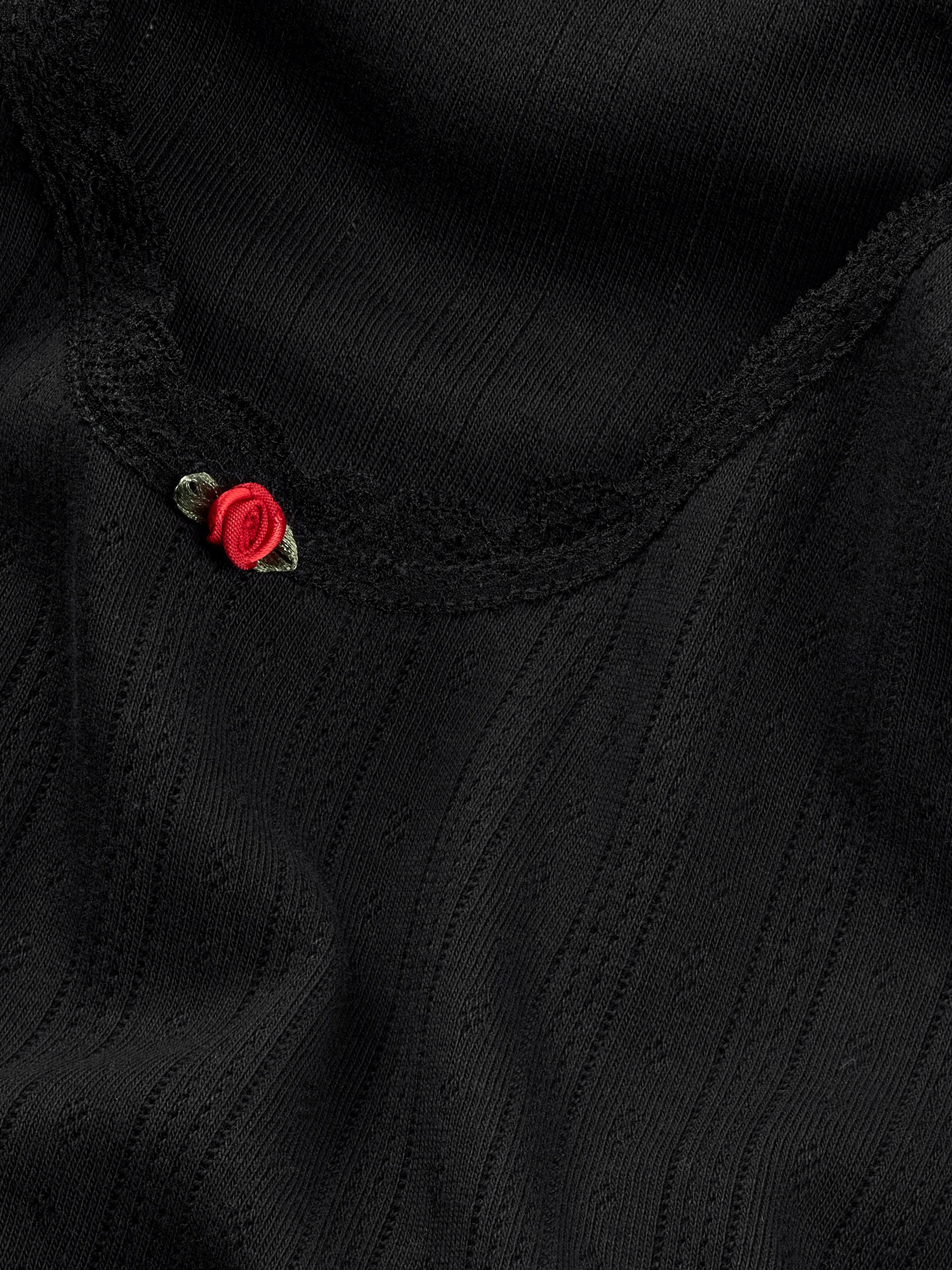 TOMMY JEANS Tanktop TJW SLIM POINTELLE TANK TOP met kant, met gaatjespatroon