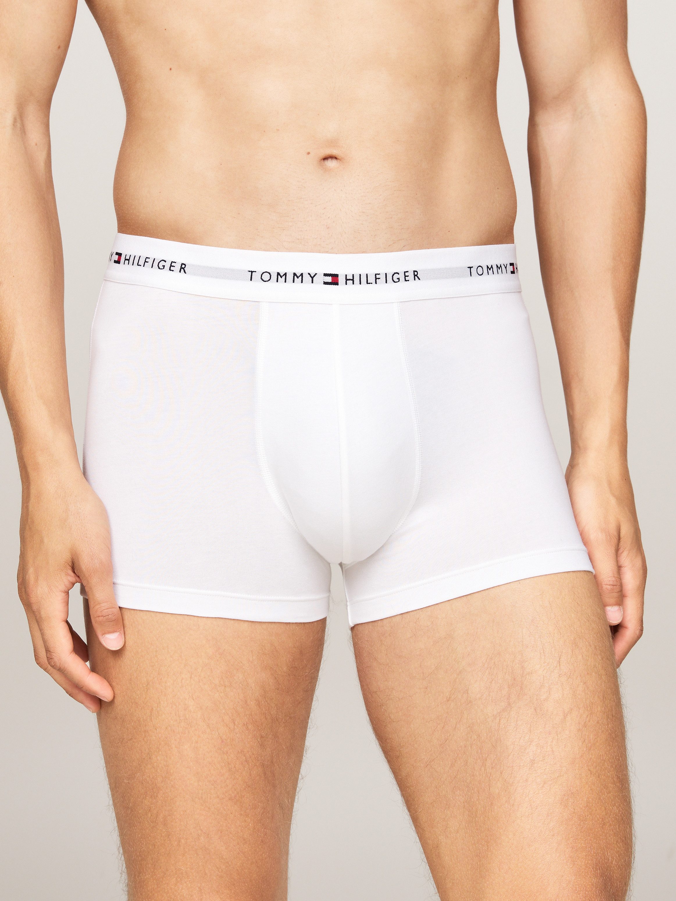 Tommy Hilfiger Underwear Boxershort 3P TRUNK met een logo-opschrift (3 stuks)