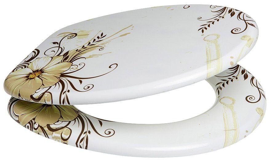 Sanilo Toiletzitting Flower met soft-closemechanisme