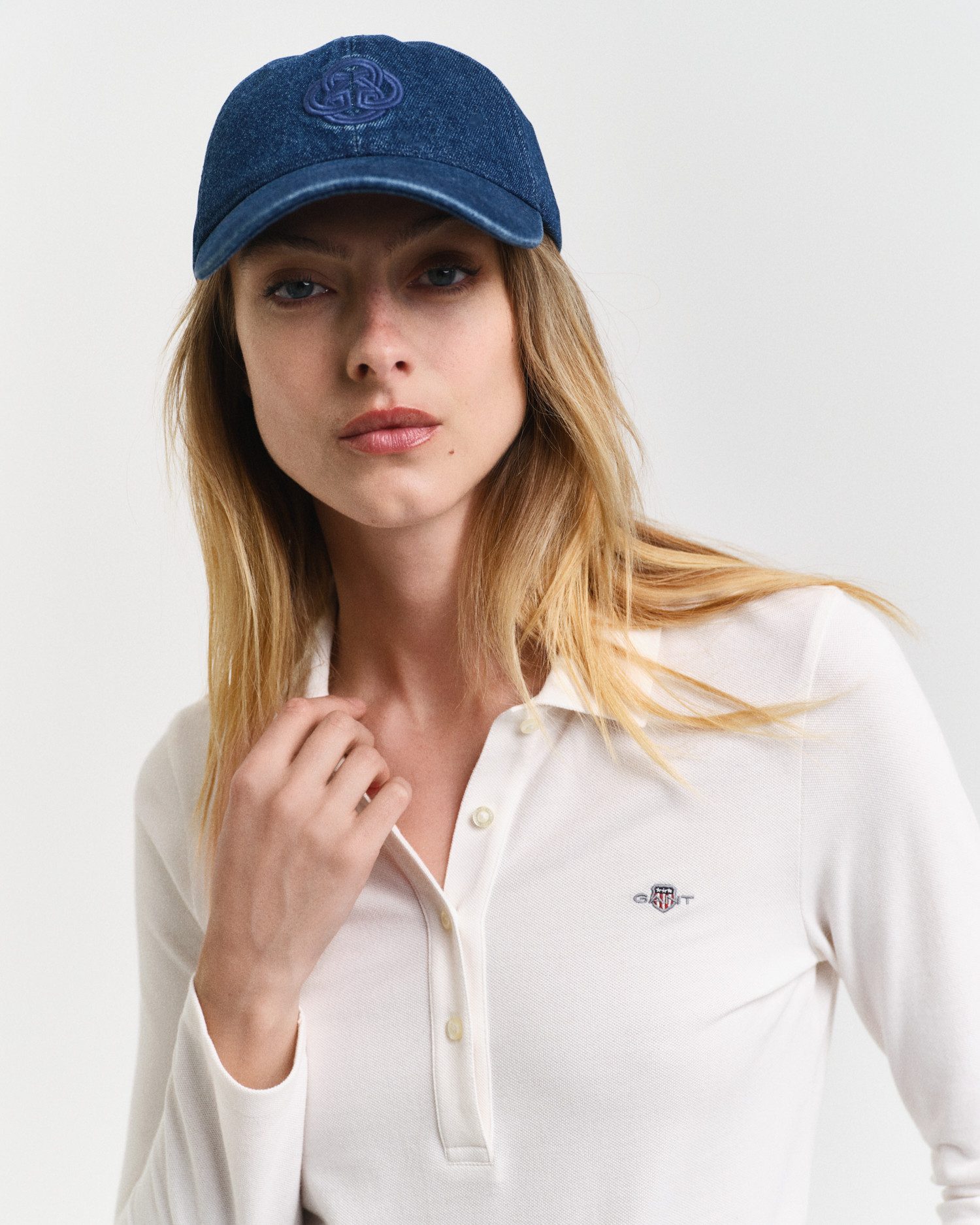 Gant Poloshirt met lange mouwen SLIM SHIELD LS PIQUE POLO
