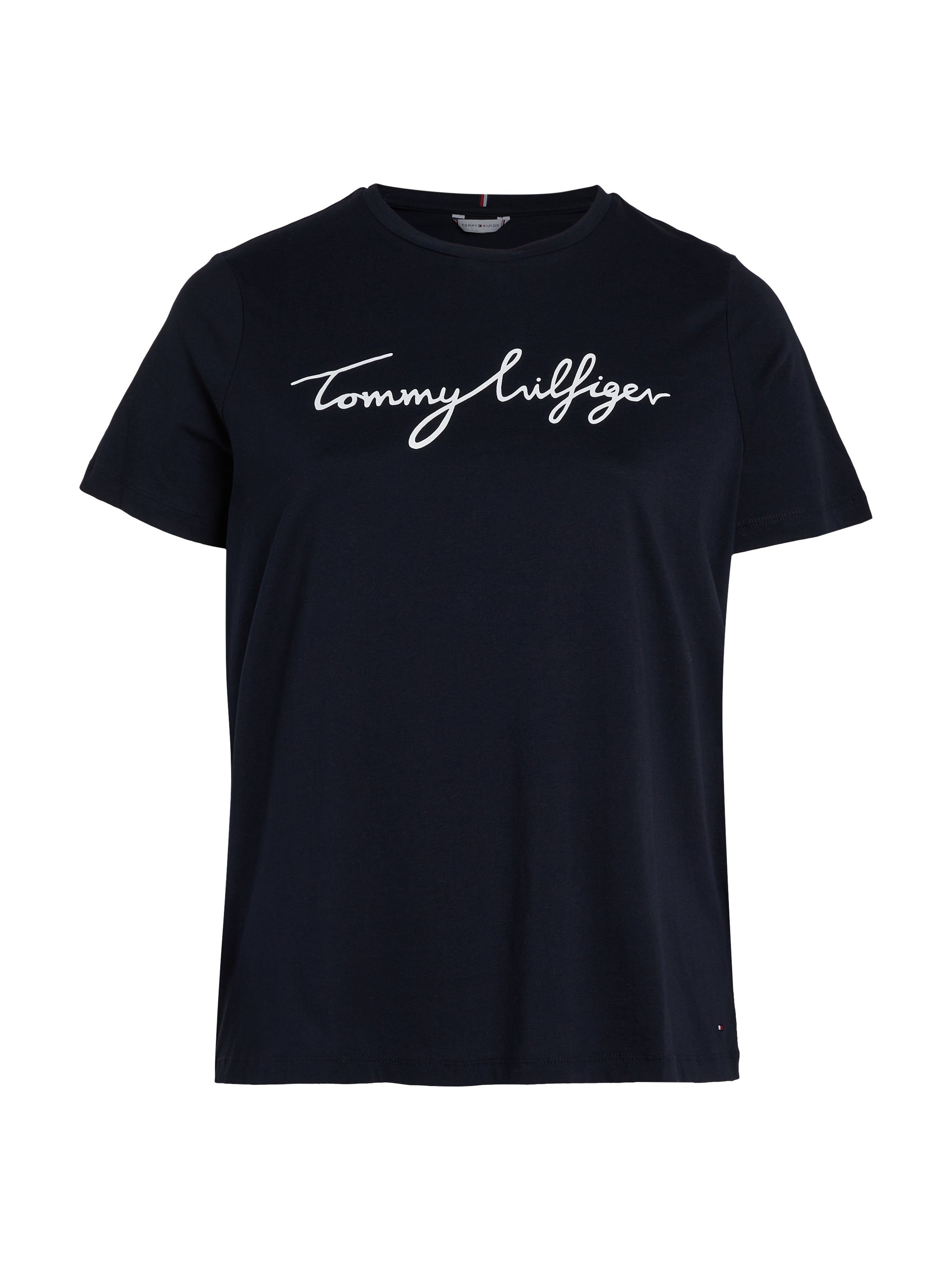 Tommy Hilfiger Curve T-shirt CRV REG C-NK SIGNATURE TEE SS