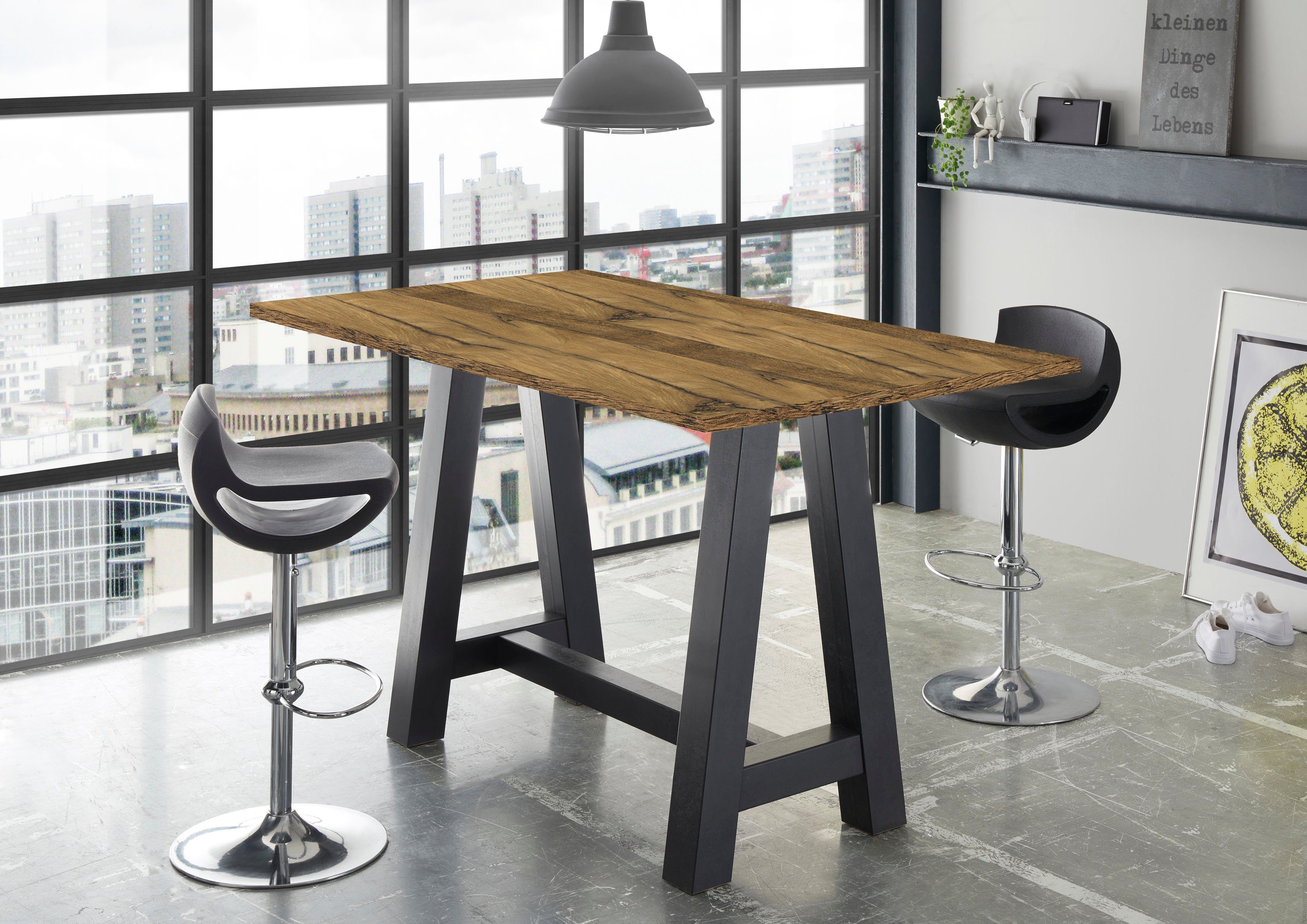 Mäusbacher Bartafel Frame in A-model (breedte 120, 140 of 160 cm)