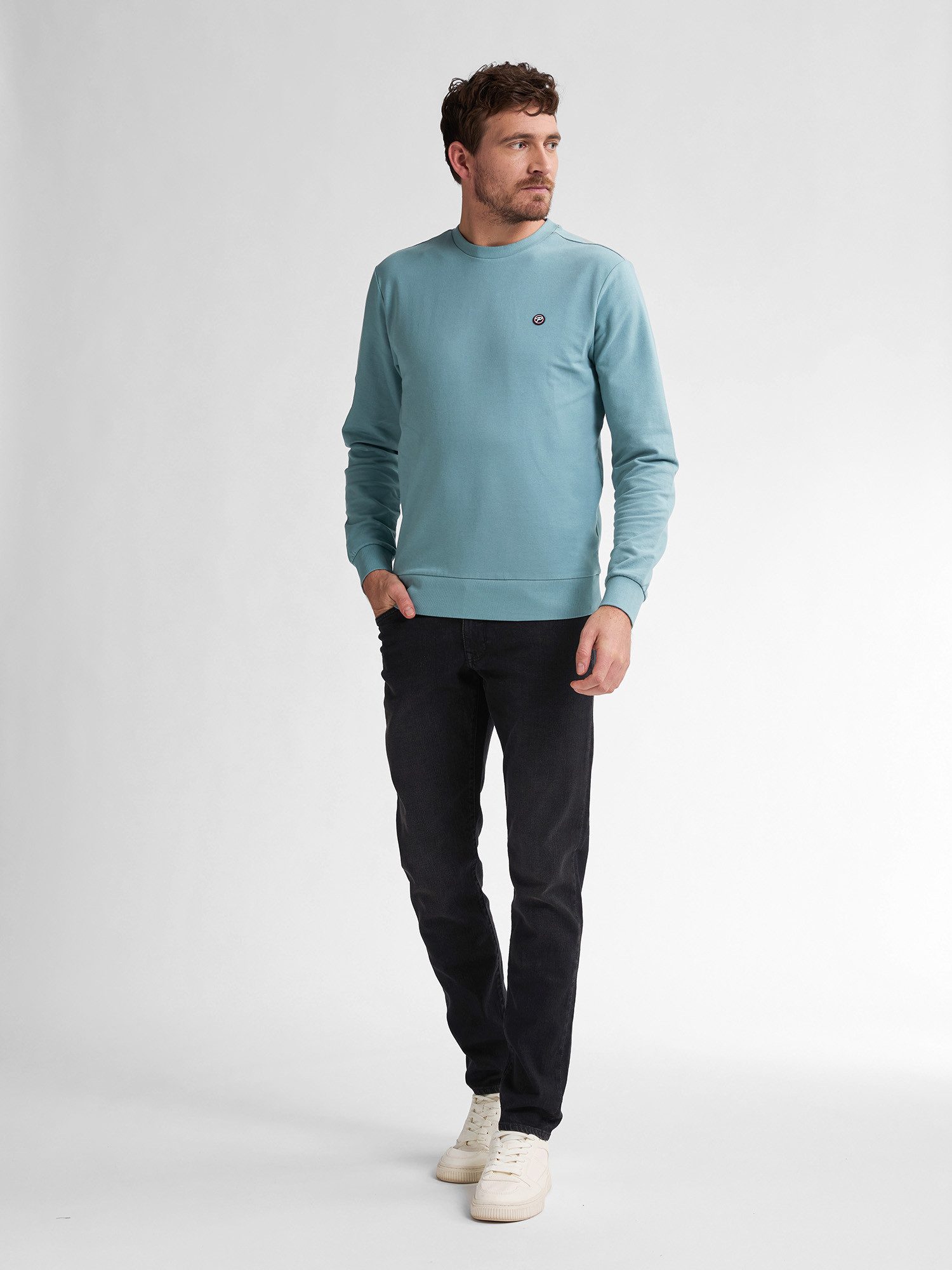 Petrol Industries Sweatshirt met geborduurd logo