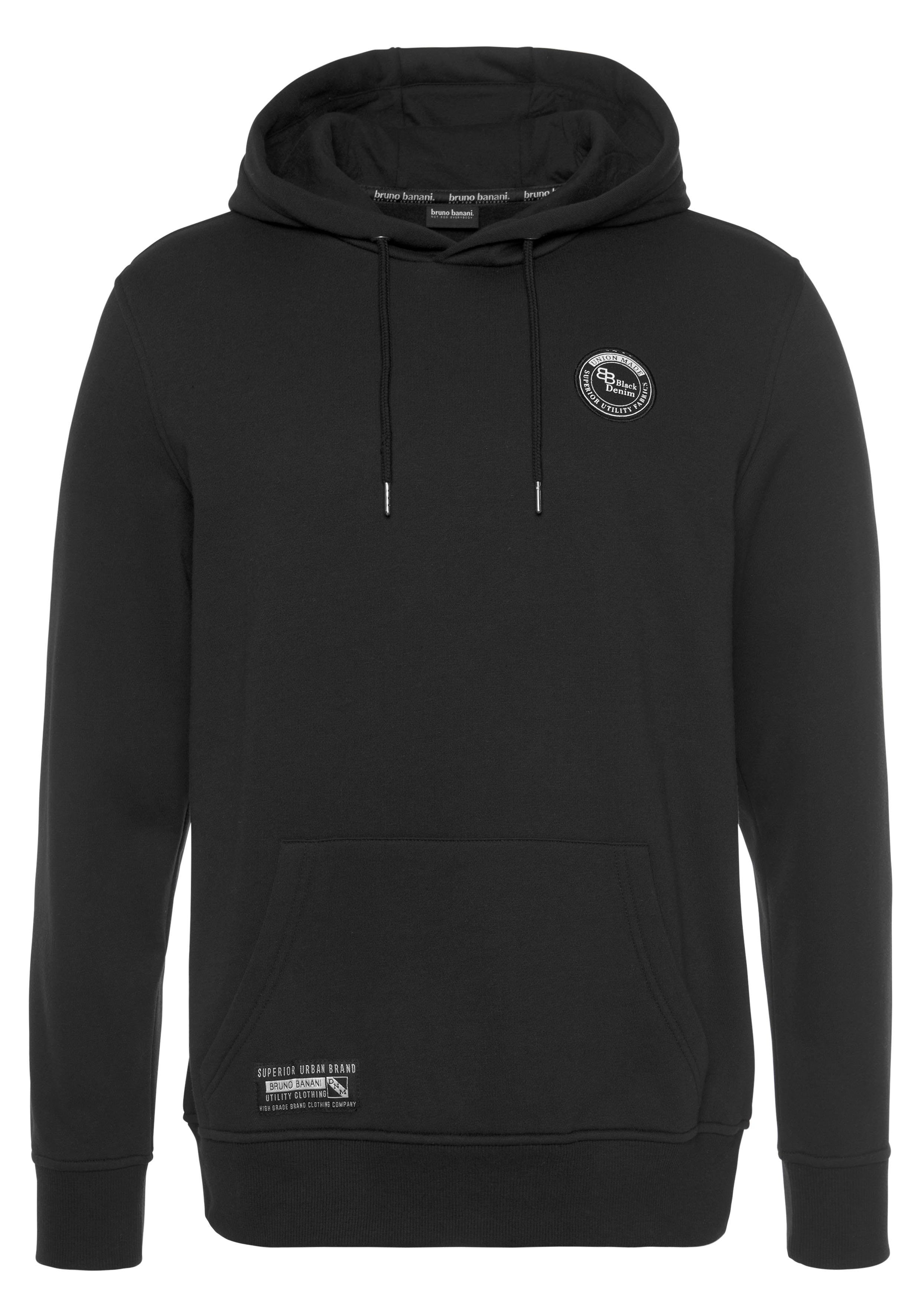 Bruno Banani Hoodie lange mouwen, smal gesneden, bedrukt ontwerp