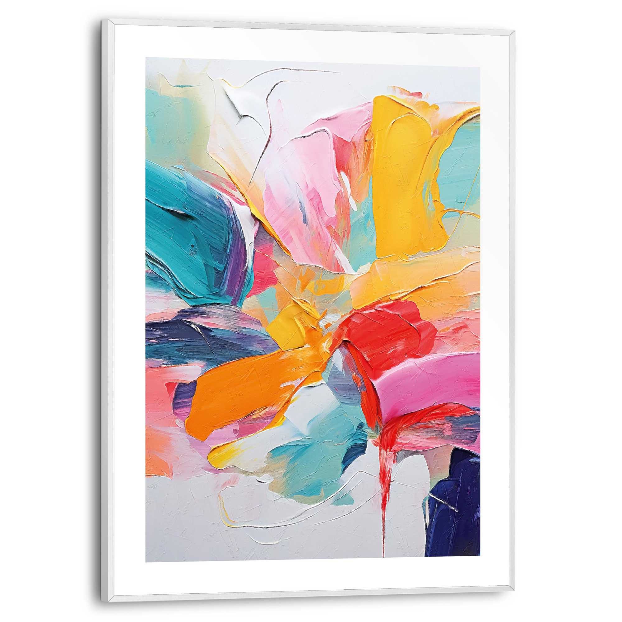 Reinders! Artprint met lijst Paint Colourful
