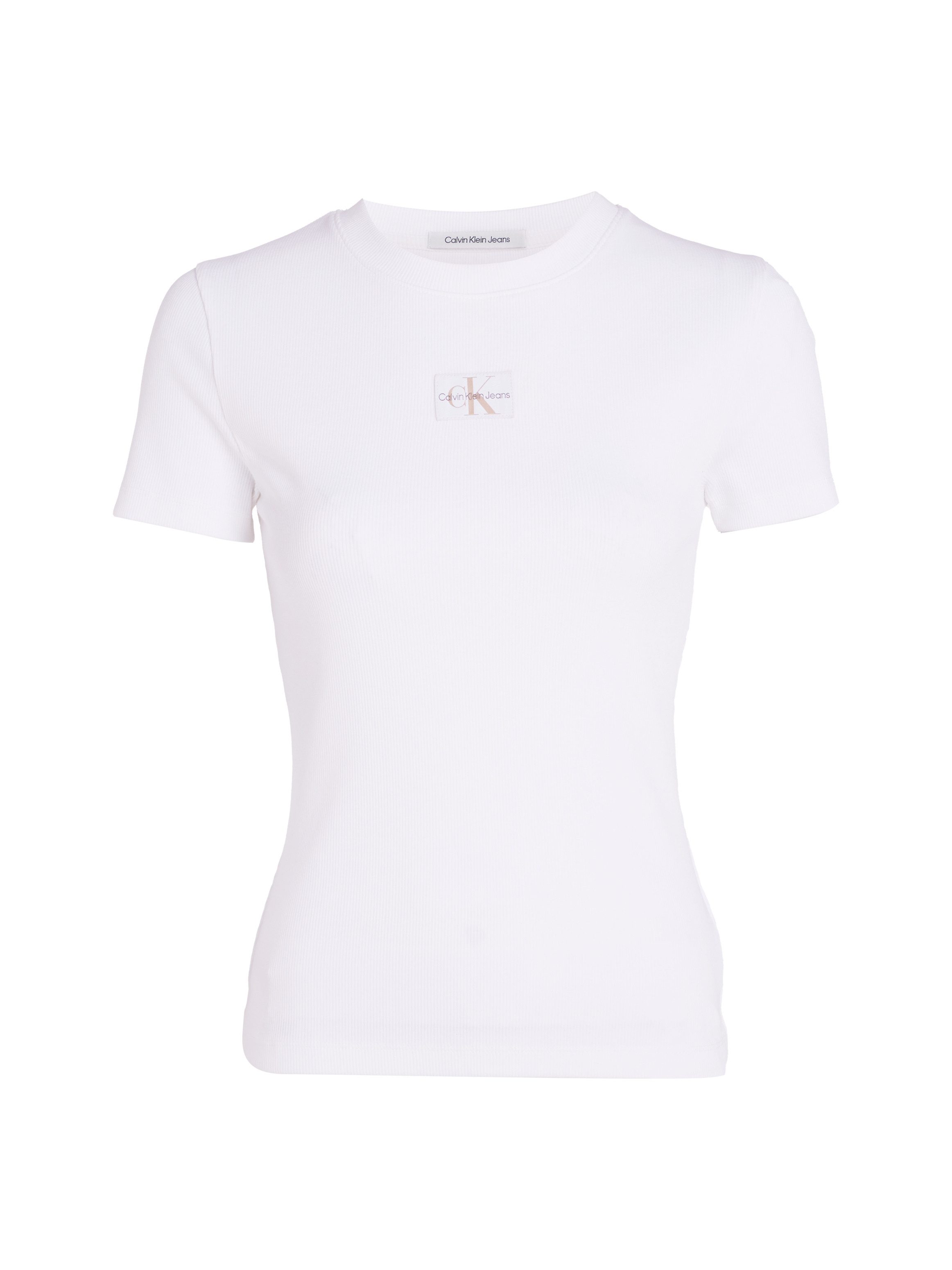 Calvin Klein T-shirt WOVEN LABEL RIB BABY TEE