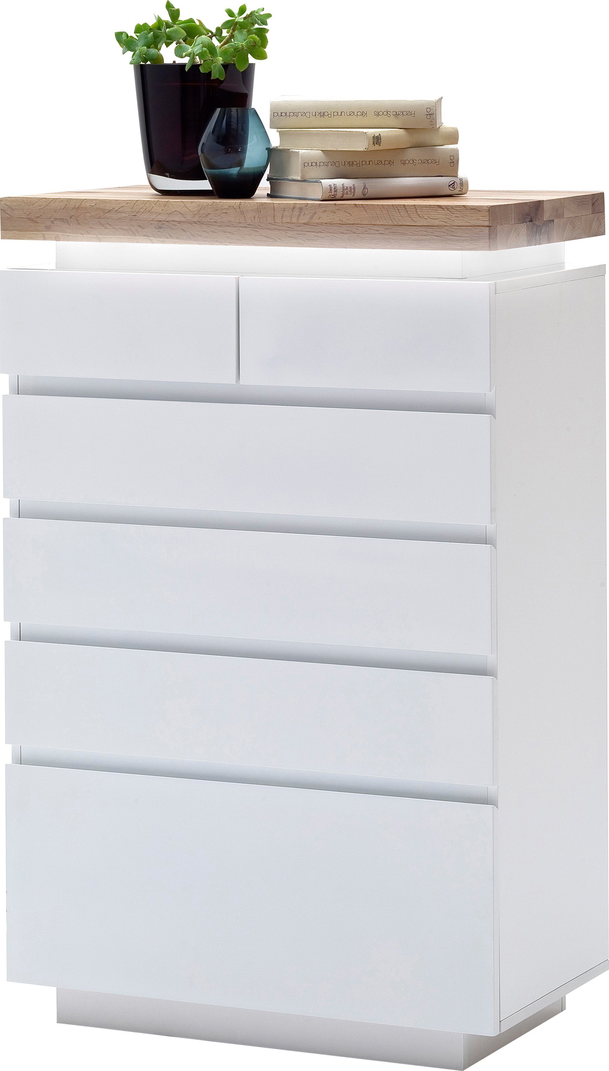 MCA furniture Kast Romina met ledverlichting wit dimbaar, incl. afstandsbediening