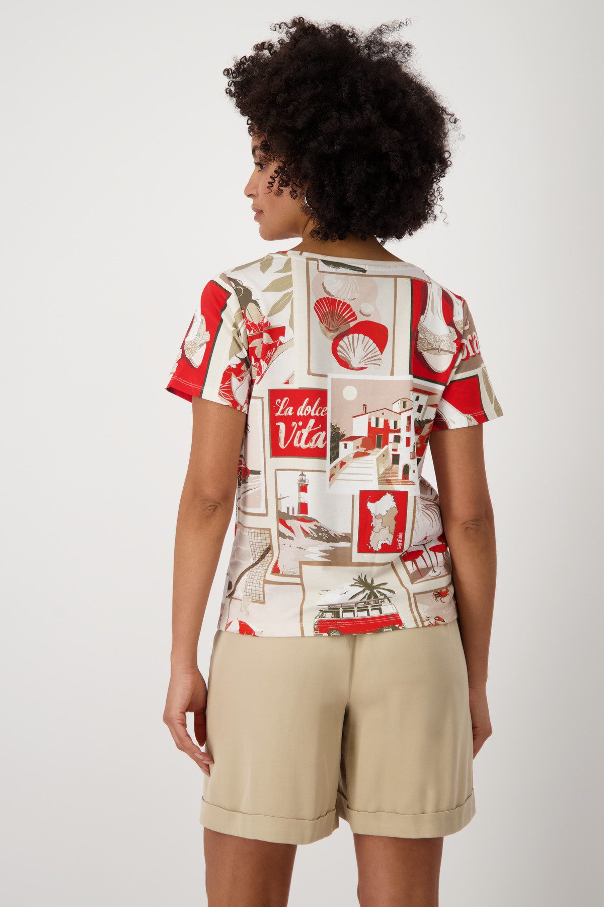Monari Shirt met ronde hals Met een ronde hals