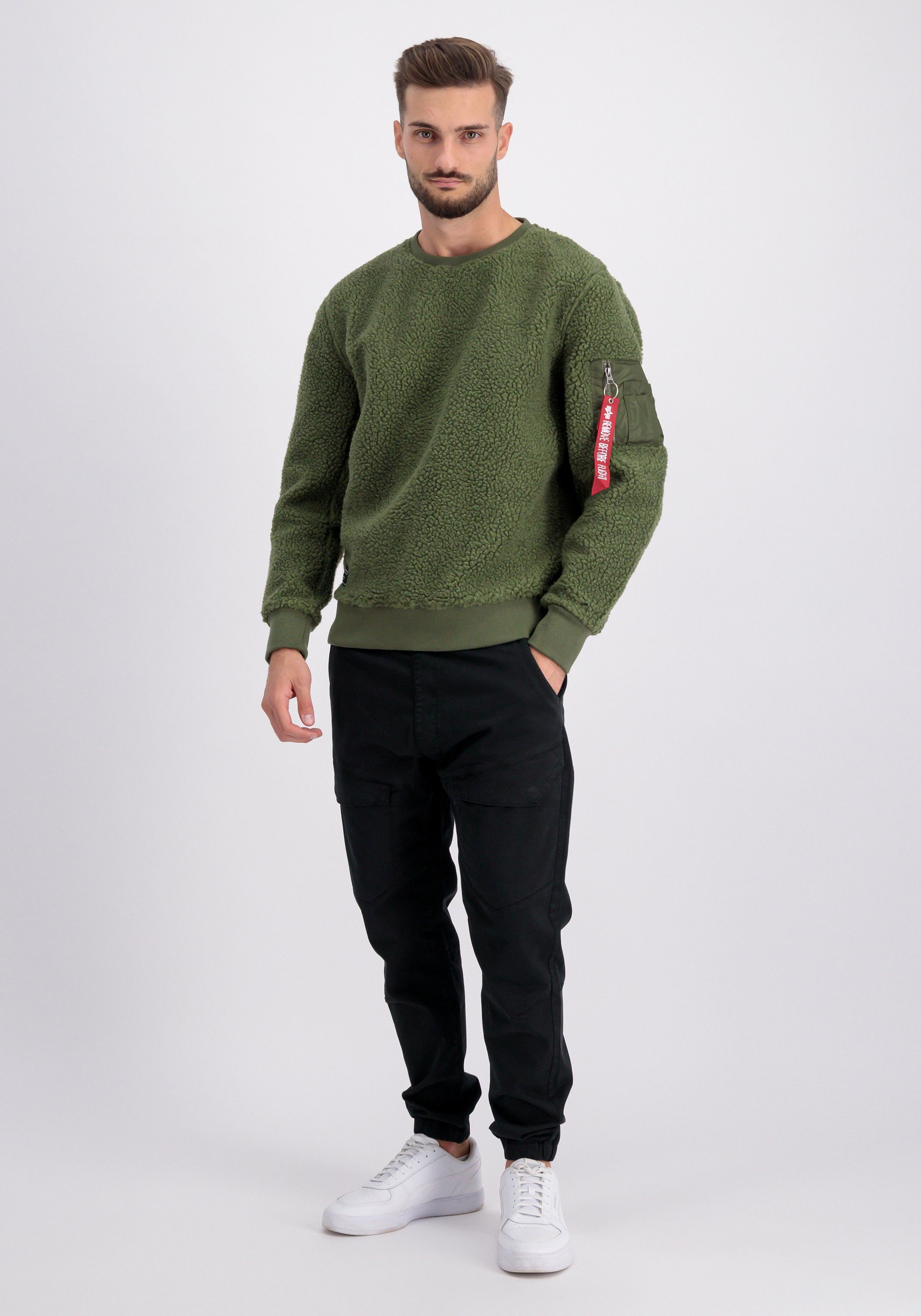 Alpha Industries Sweater Men Sweatshirts Teddy Sweater