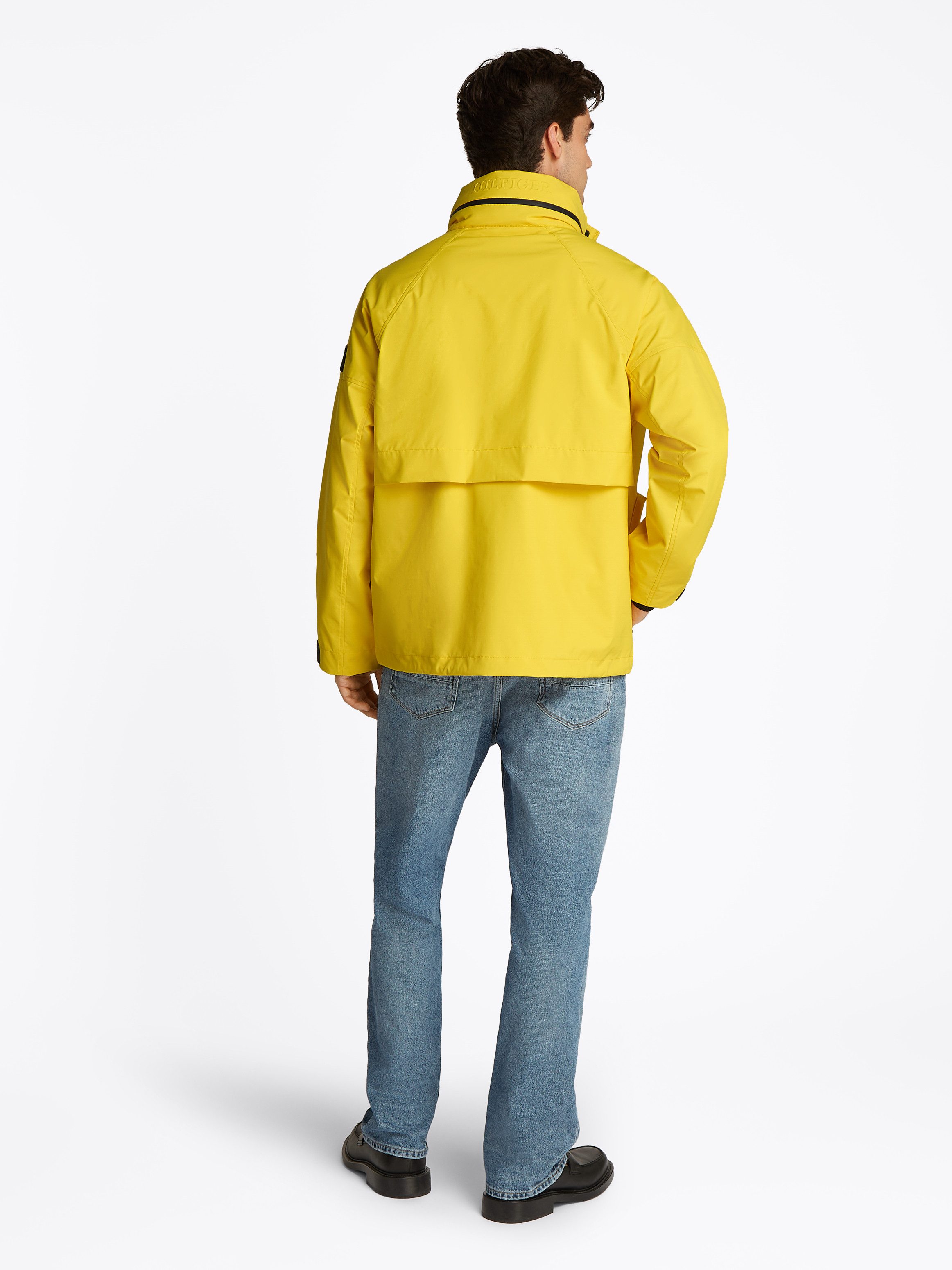 Tommy Hilfiger Outdoorjack REGATTA MID LENGTH JACKET opbergbare capuchon met ritsvak