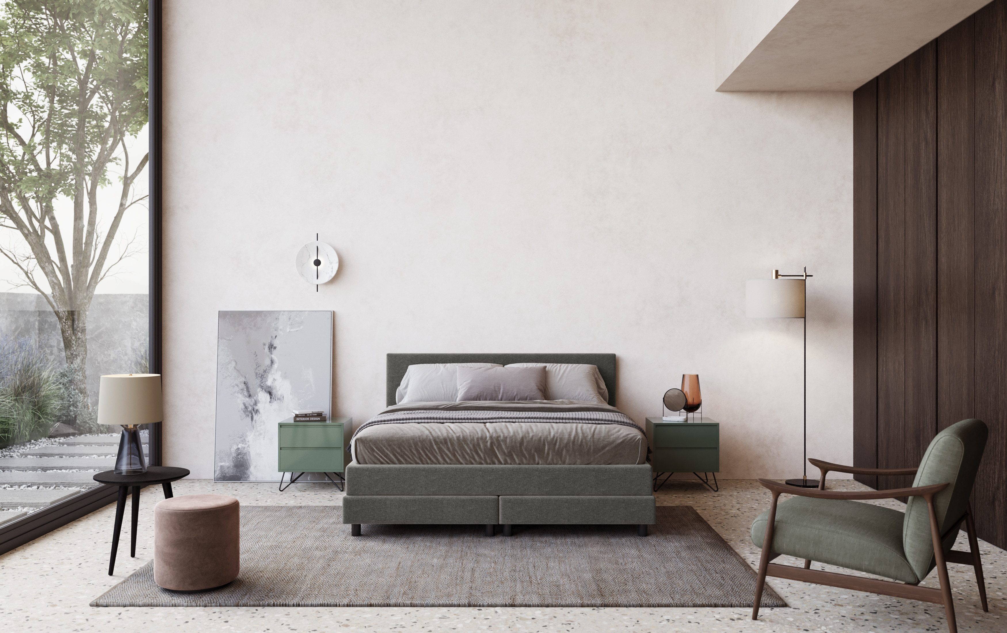 COTTA Boxspring Andorra incl. topper, verkrijgbaar in verschillende breedtes