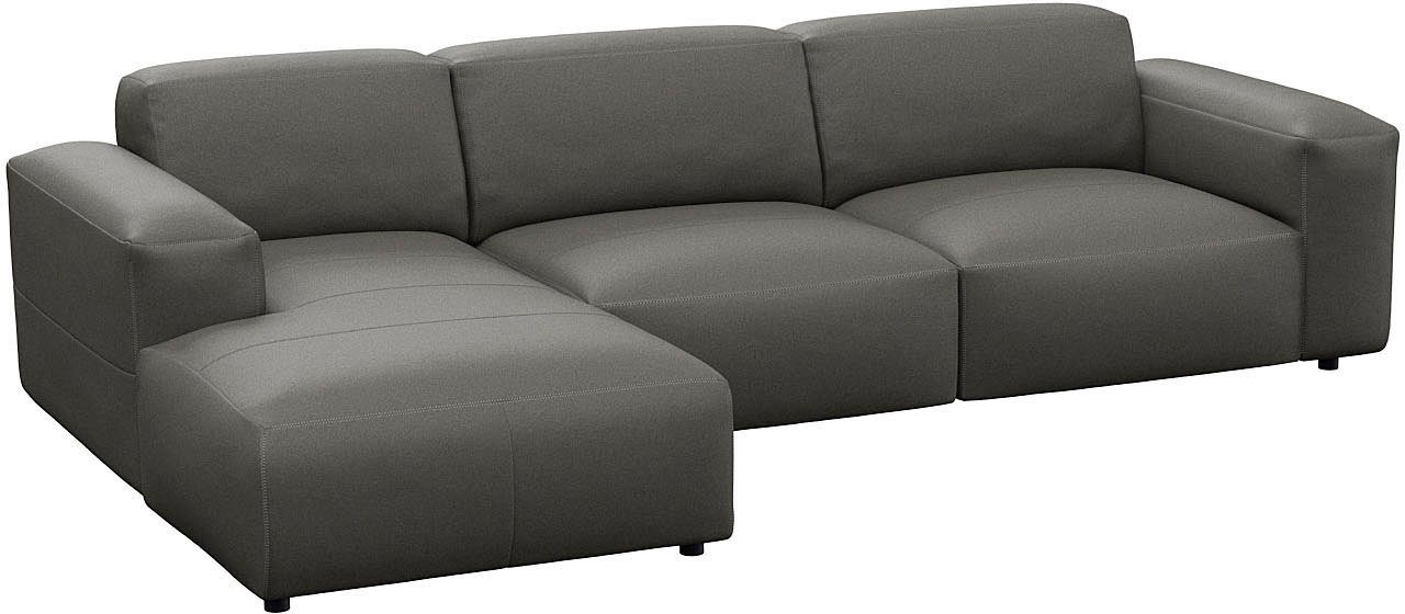 FLEXLUX Hoekbank Lucera comfortabel en comfortabel door hoogwaardige zitconstructie, L-vorm