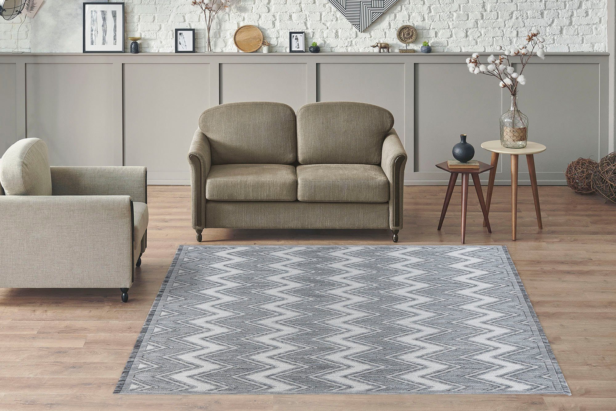 Kayoom Vloerkleed Sarai 225 Platweefsel