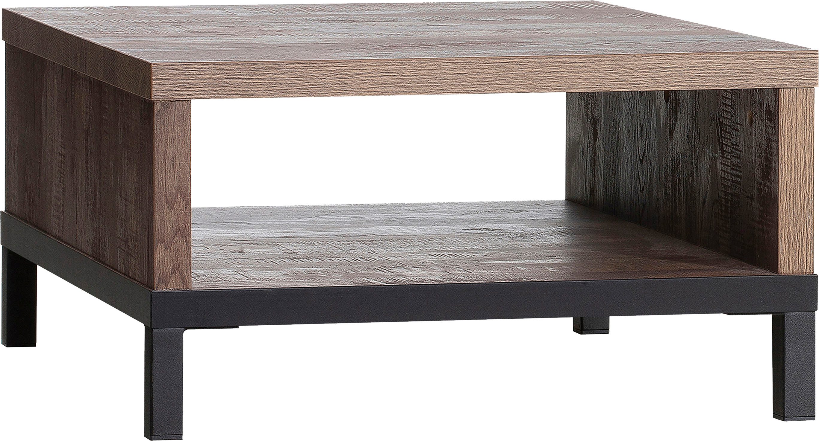 OTTO OMG Design Salontafel Stanley Tijdloze landelijke stijl, met metalen frame (1 stuk) salontafels bruin