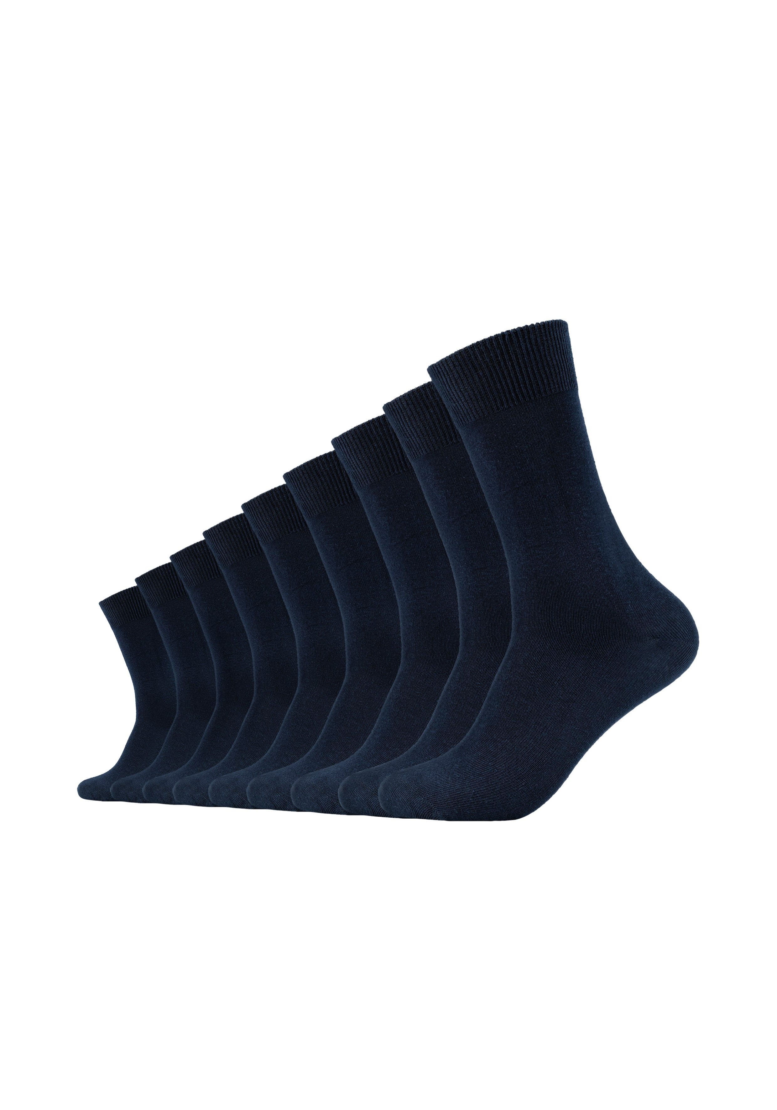 Camano Sokken Comfort met versterkte hiel- en teengebied (Set van 9) jongens sokken maat 39 (42) blauw