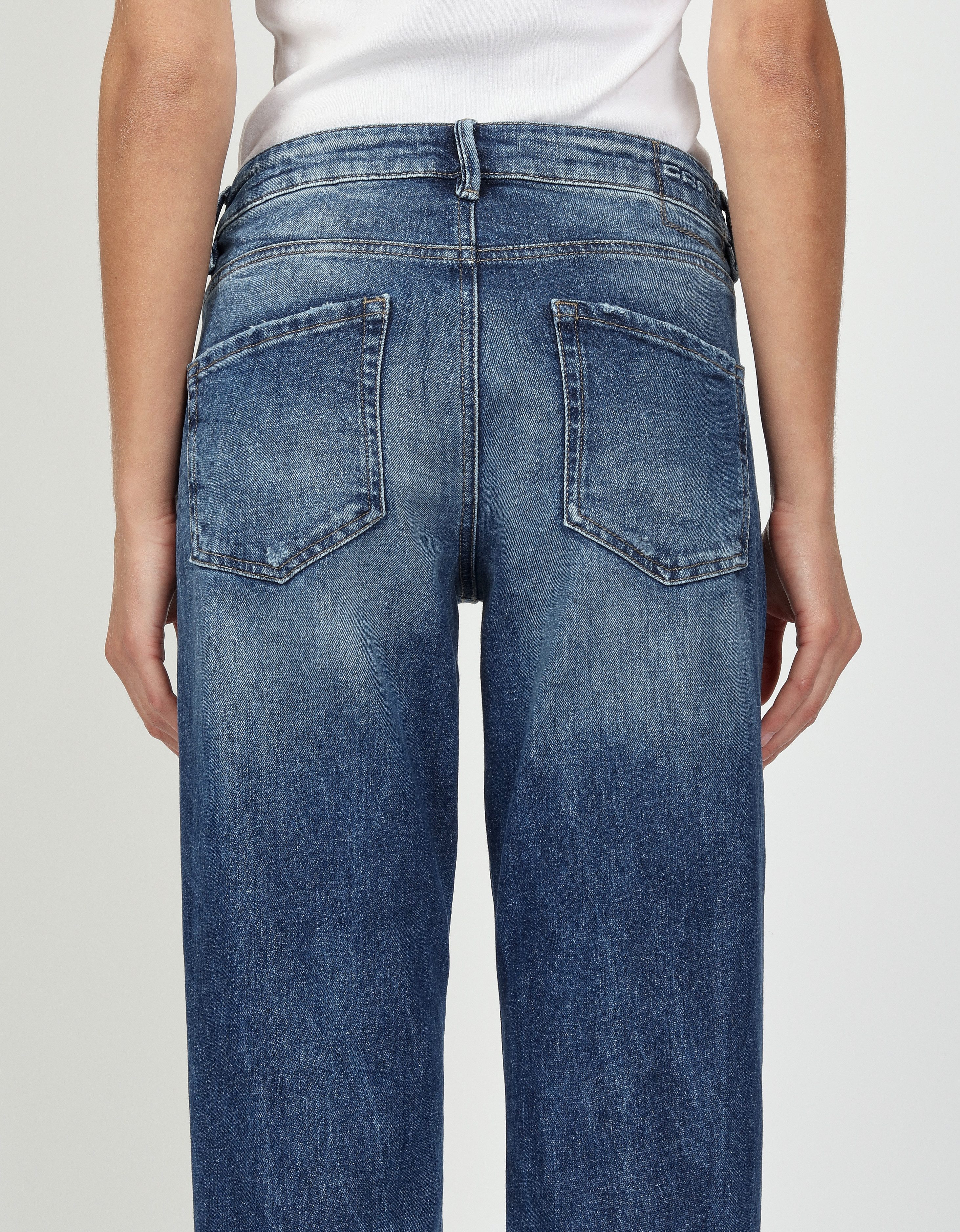 GANG Straight jeans 94Thelma met detail boven de muntzak