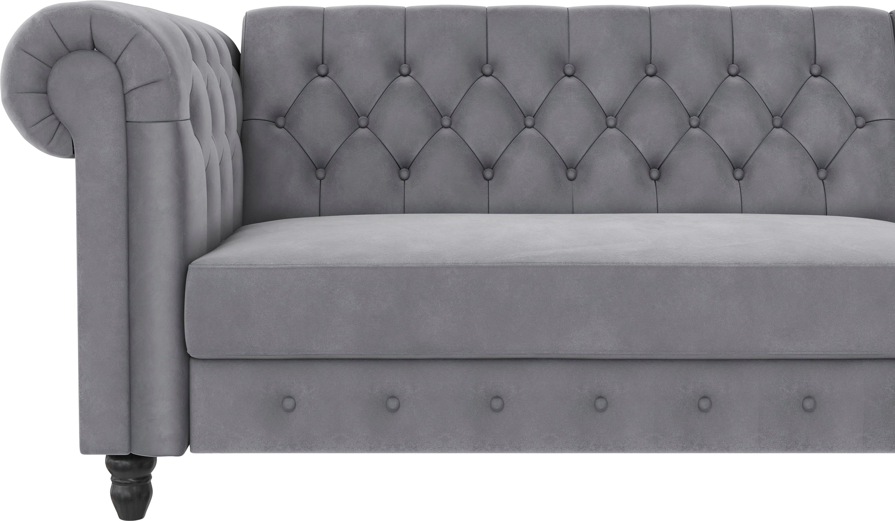 Dorel Home Hoekbank Felix, L-model, 241 cm (ligoppervlak108x195 cm), récamier verwisselbaar,