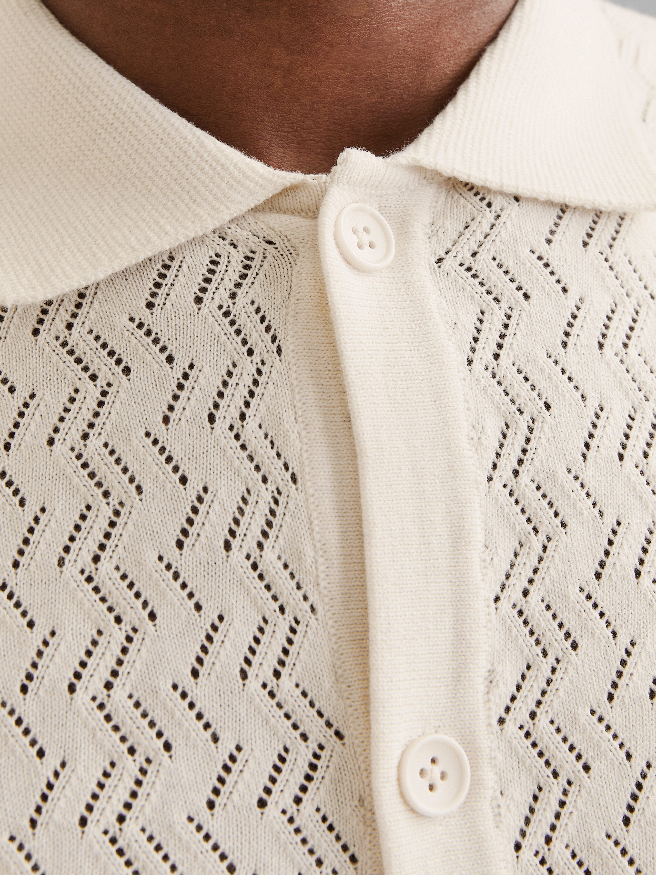 Jack & Jones Trui met polokraag JORTYLER KNIT SS POLO SN