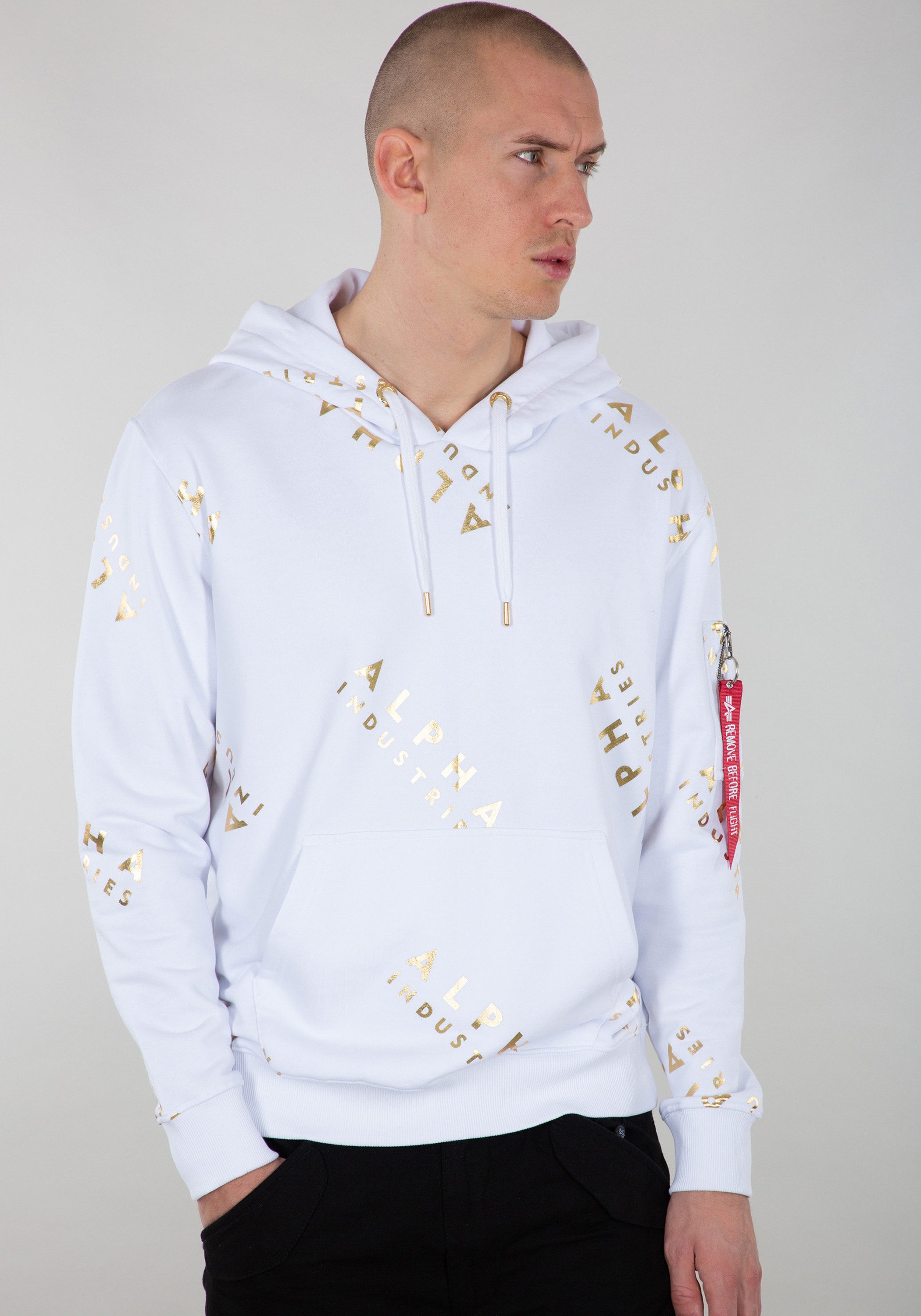 Alpha Industries Hoodie  Men - Hoodies AOP Hoody Foil Print