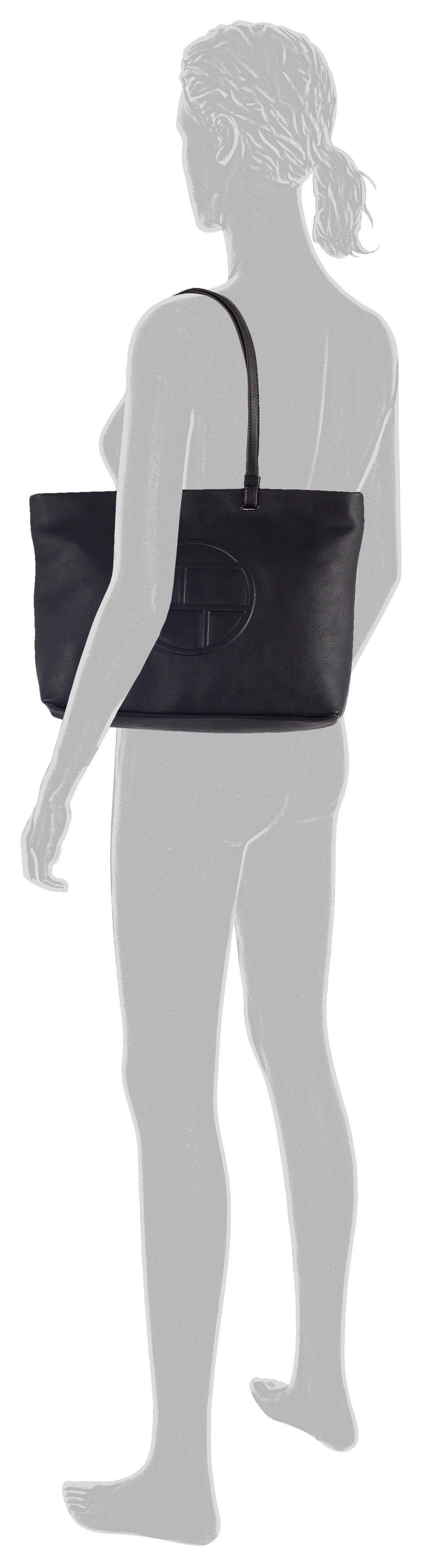 Tom Tailor Shopper ROSABEL van zacht nerf imitatieleer in een schone moderne look