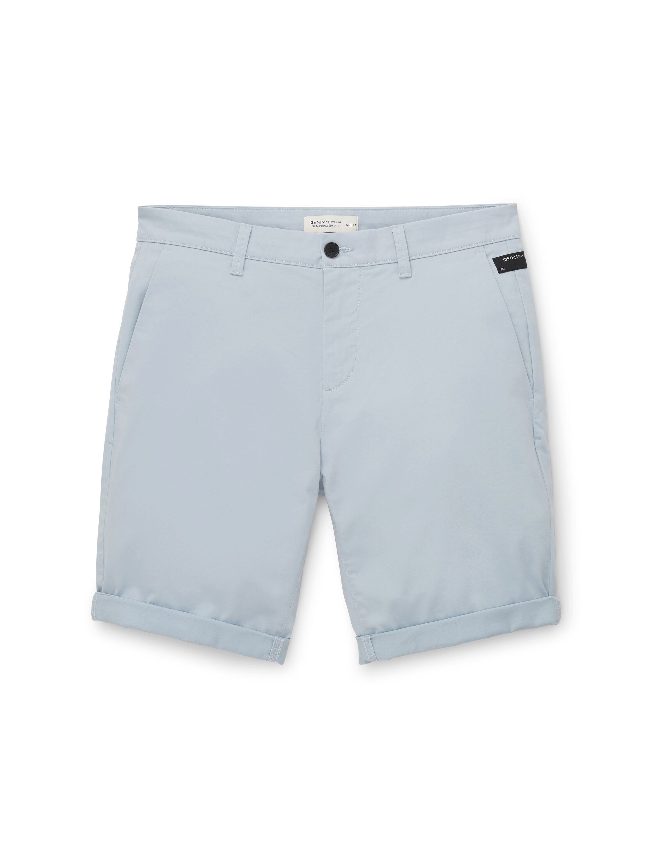 Tom Tailor Denim Chino-short Zomerbroek met steekzakken en stretch
