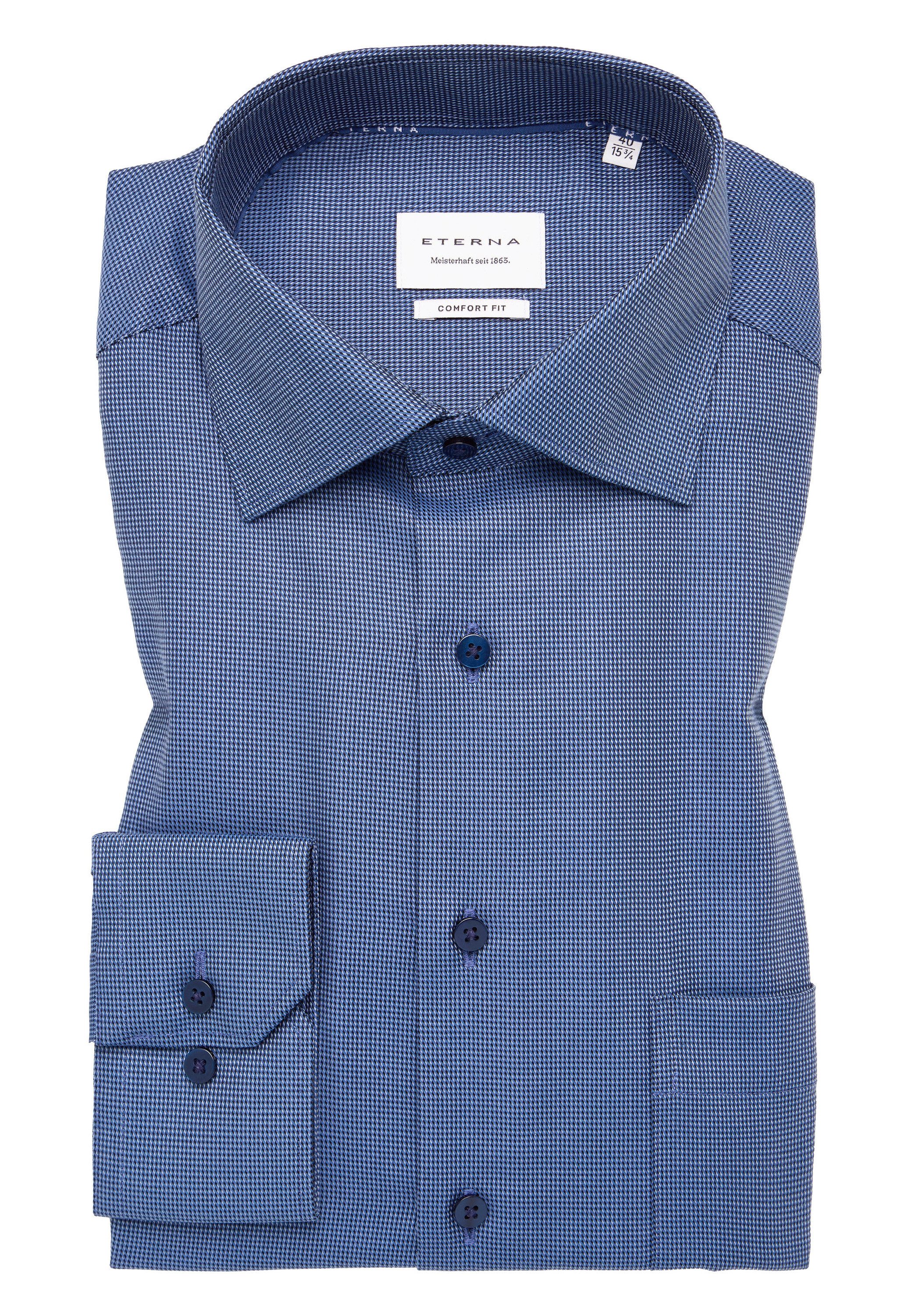 Eterna Overhemd met lange mouwen Comfort fit