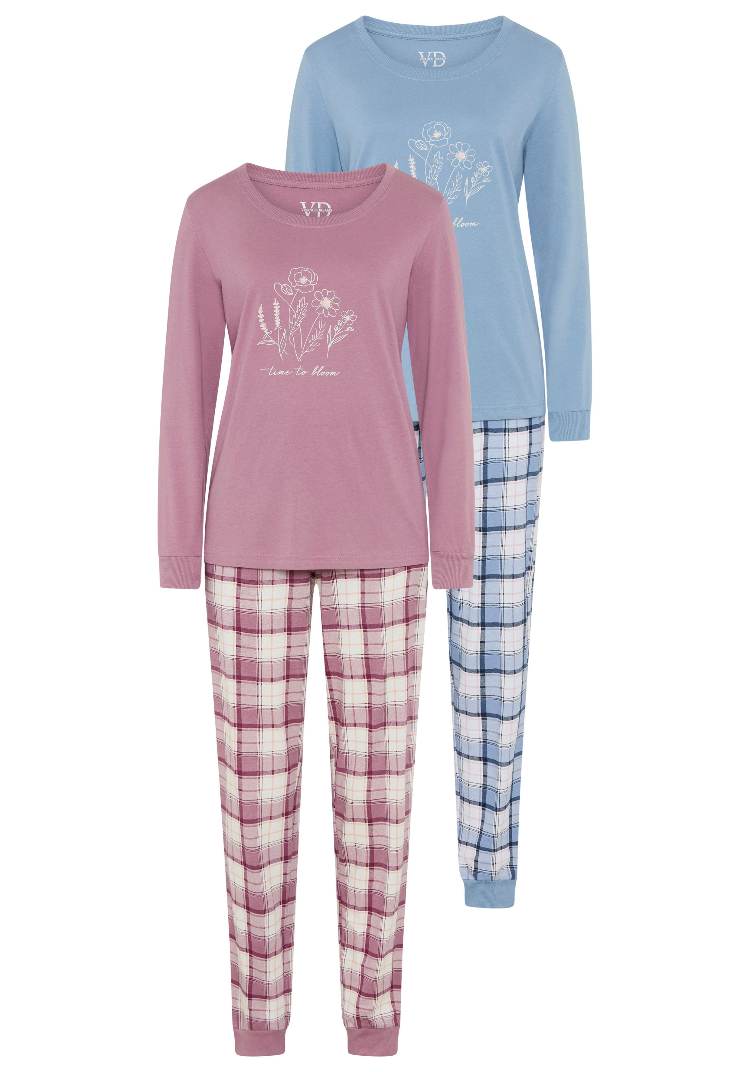 Vivance Dreams Pyjama Elastische ribboorden (Set van 2)