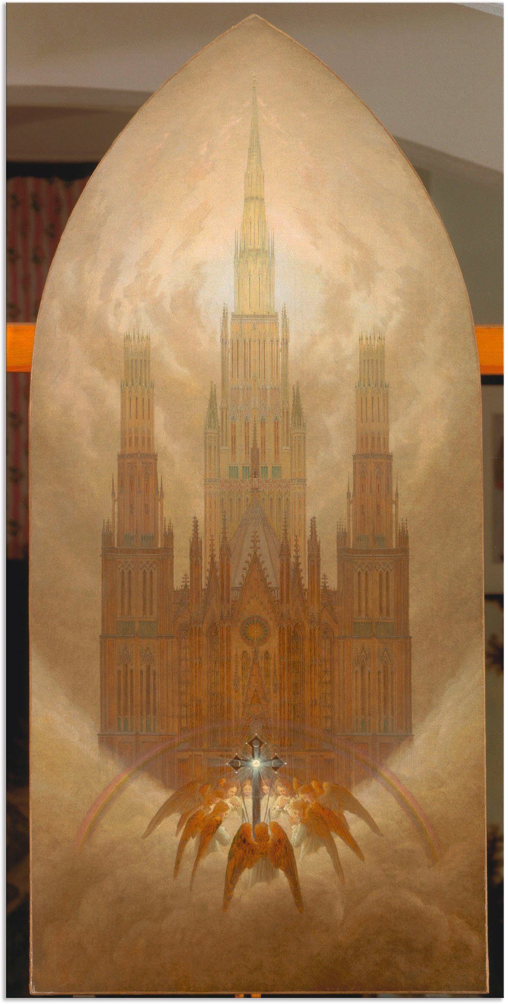 Artland Artprint De kathedraal. Ca. 1818. in vele afmetingen & productsoorten - artprint van aluminium / artprint voor buiten, artprint op linnen, poster, muursticker / wandfolie o