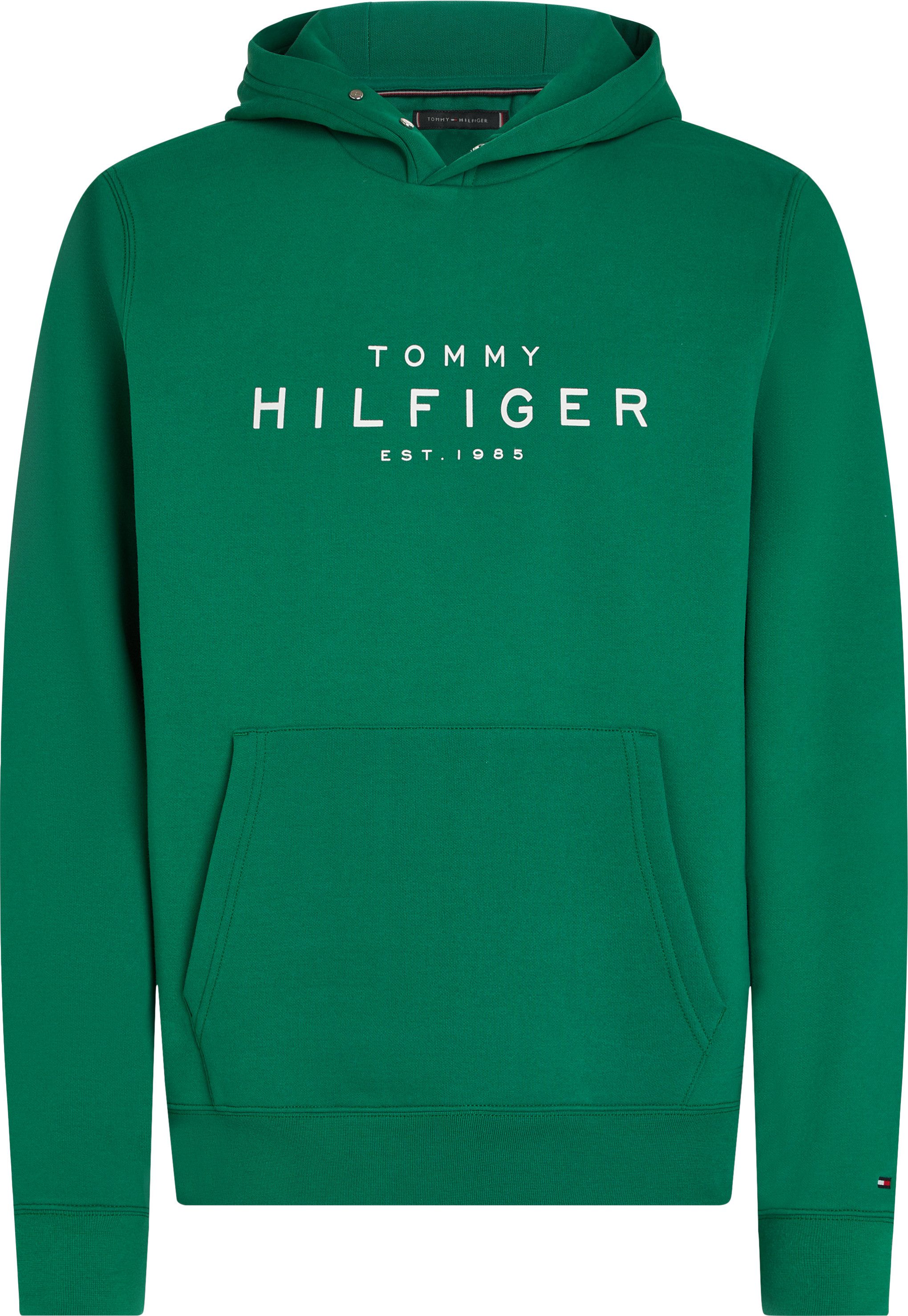 Tommy Hilfiger Sweatshirt BT-TOMMY HILFIGER HOODY-B in grote maten, logoborduring